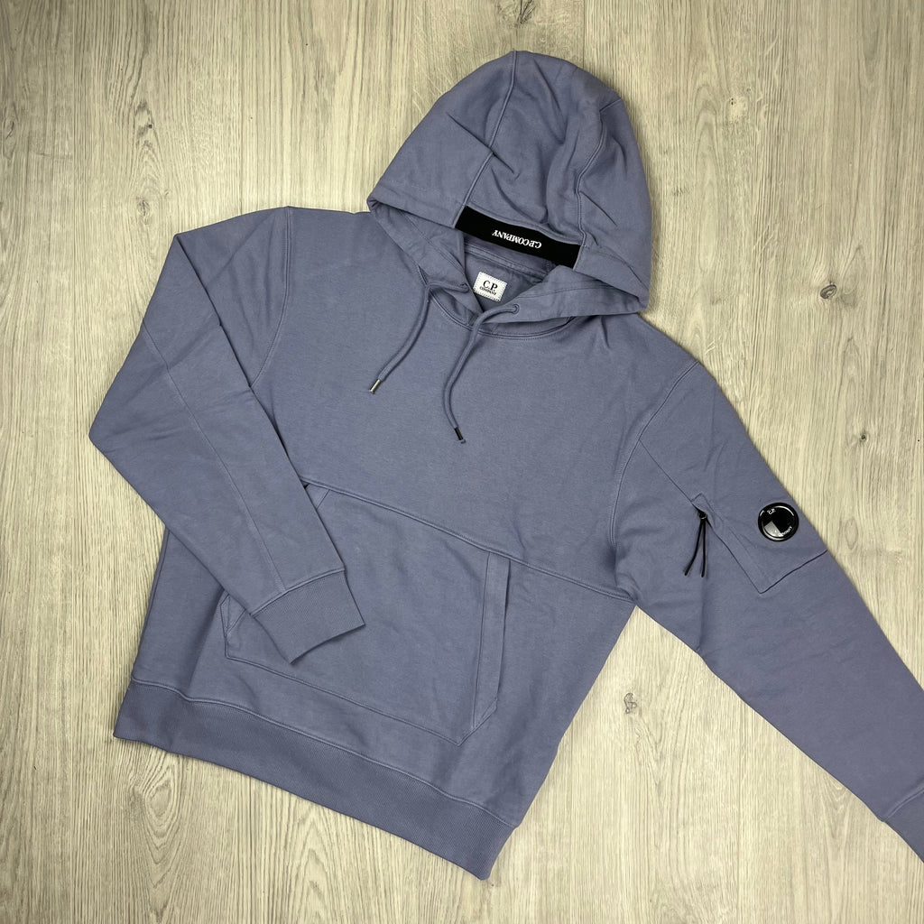 CP Company Raised Fleece Hoodie - Lavender Violet Ironleague