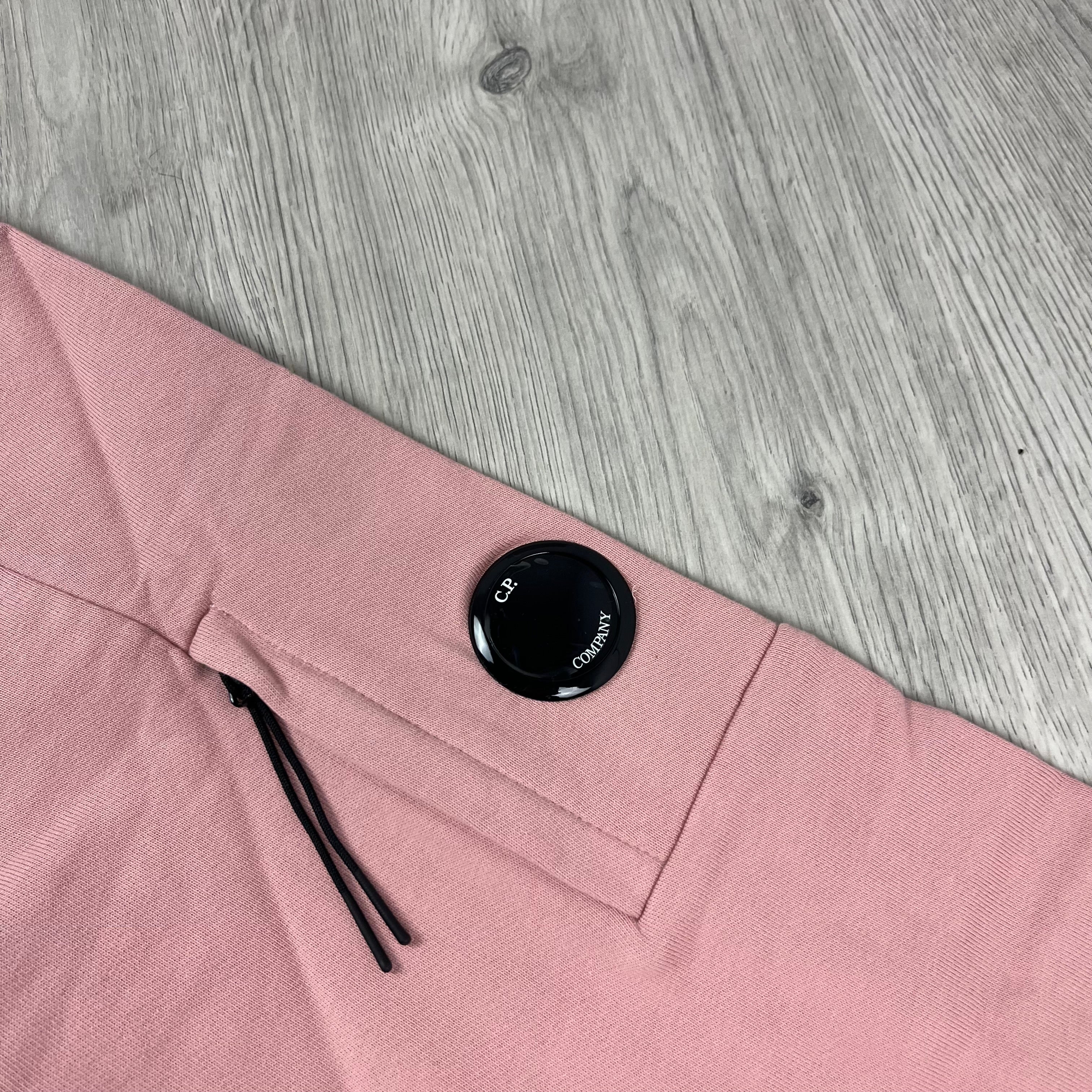 CP Company Raised Fleece Sweatshirt - Misty Rose Ironleague