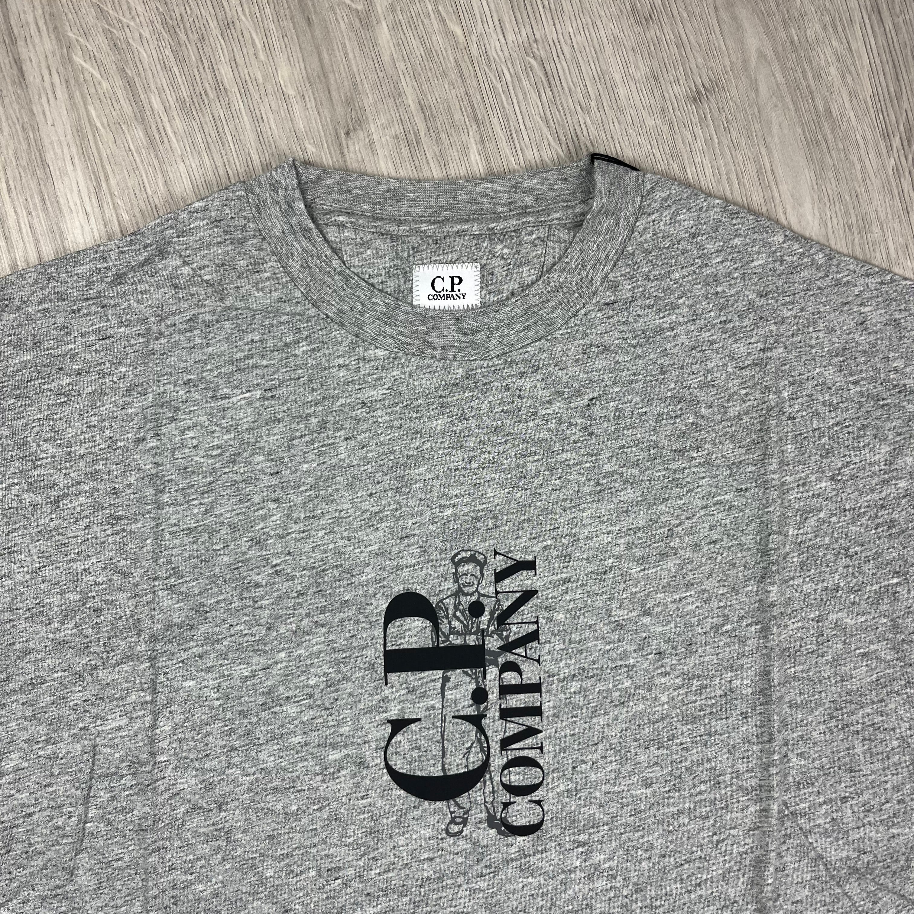 CP Company Sailor T-Shirt - Grey Ironleague