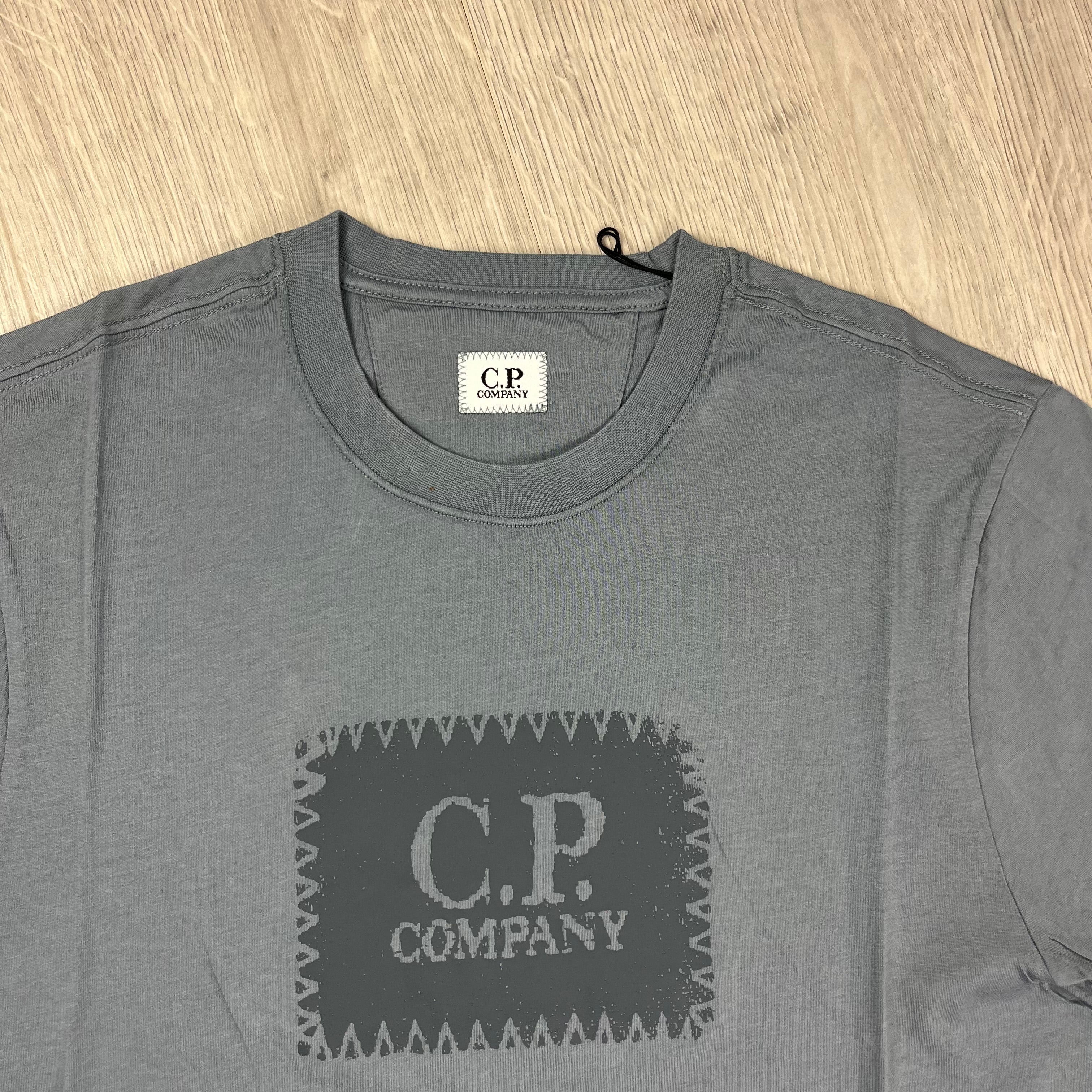 CP Company Stamp T-Shirt - Stormy Ironleague