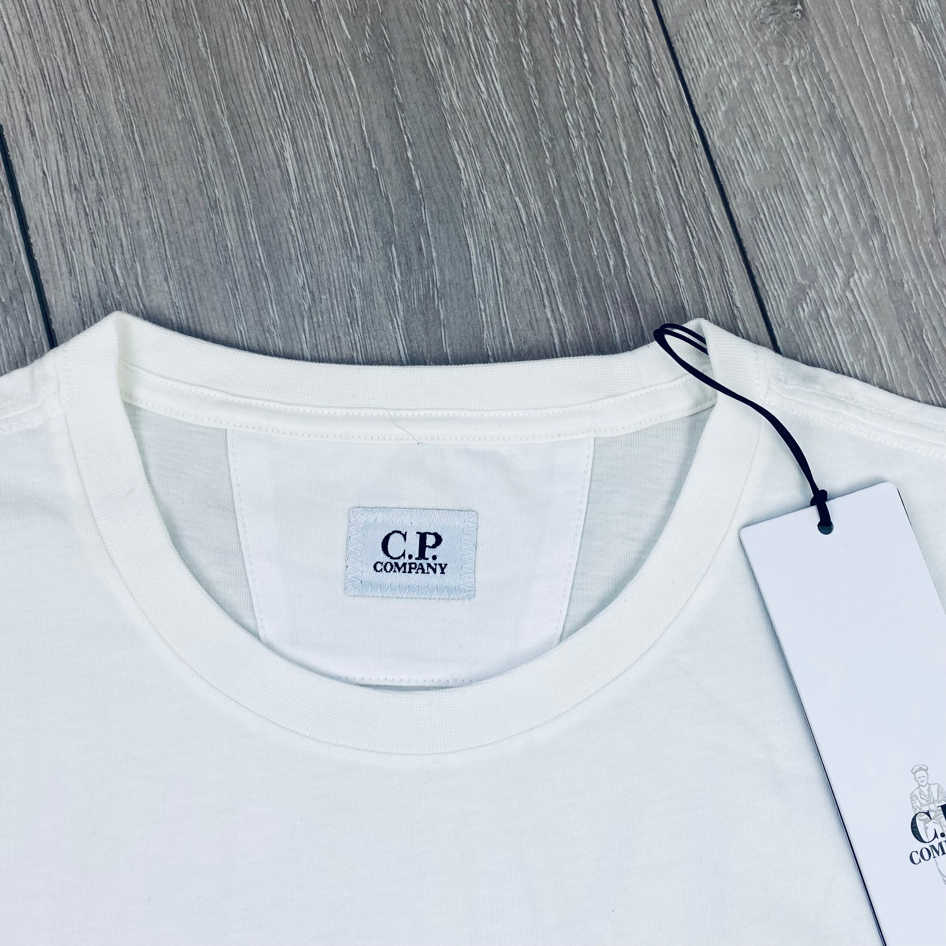 CP Company Stamp T-Shirt - White Ironleague