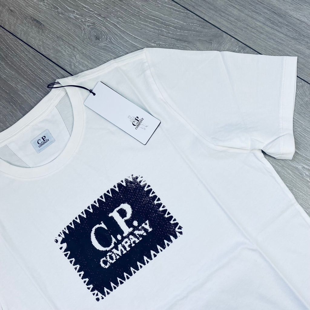 CP Company Stamp T-Shirt - White Ironleague