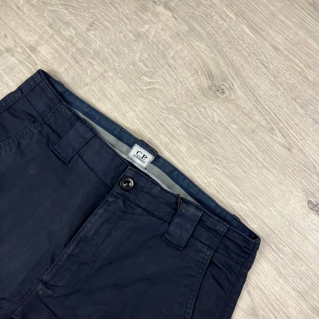 CP Company Cargo Shorts - Navy Ironleague