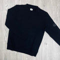 CP Company Raised Fleece Sweatshirt - Black Ironleague