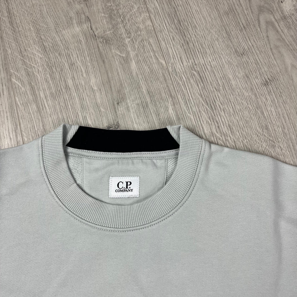 CP Company Raised Fleece Sweatshirt - Blue Fox Ironleague