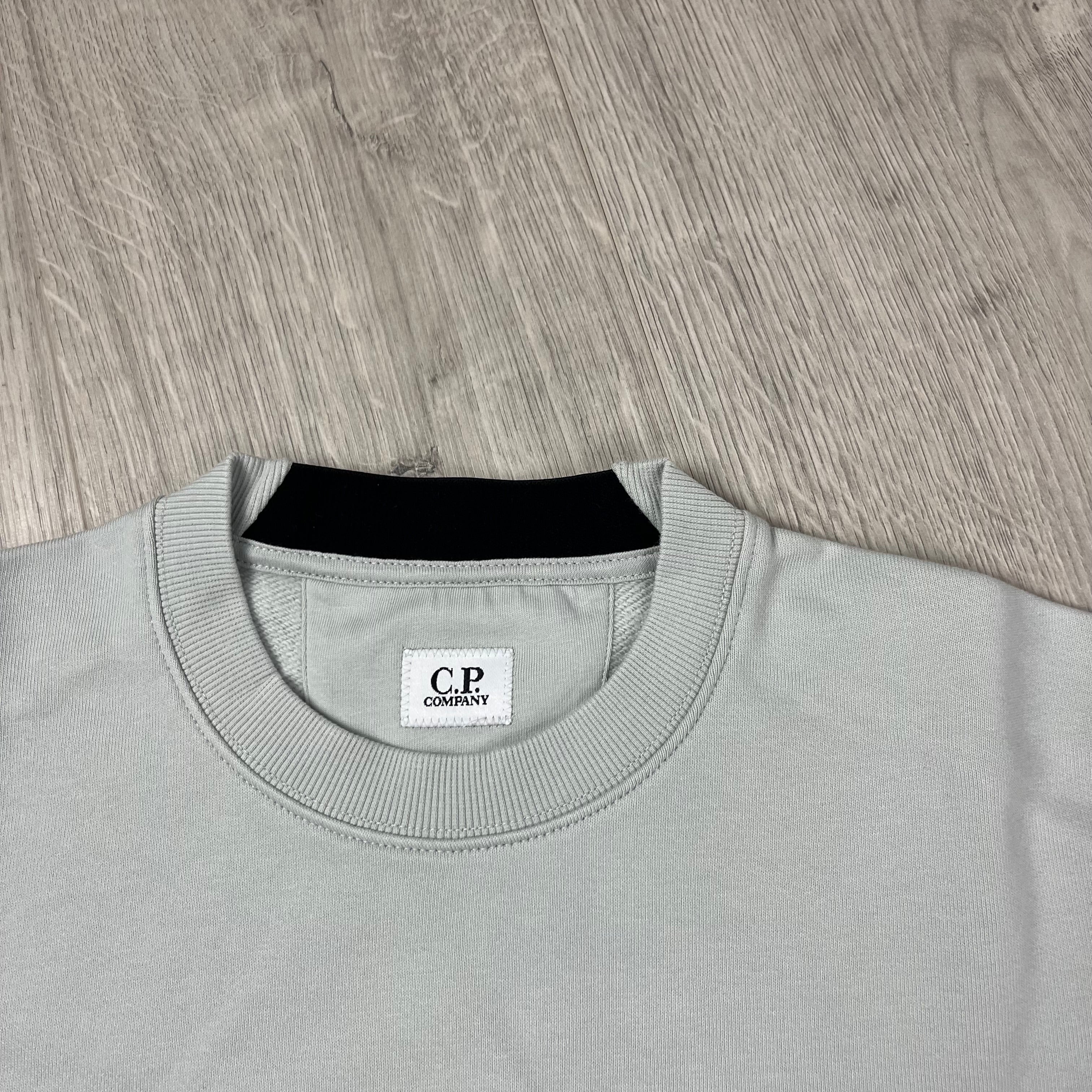 CP Company Raised Fleece Sweatshirt - Blue Fox Ironleague