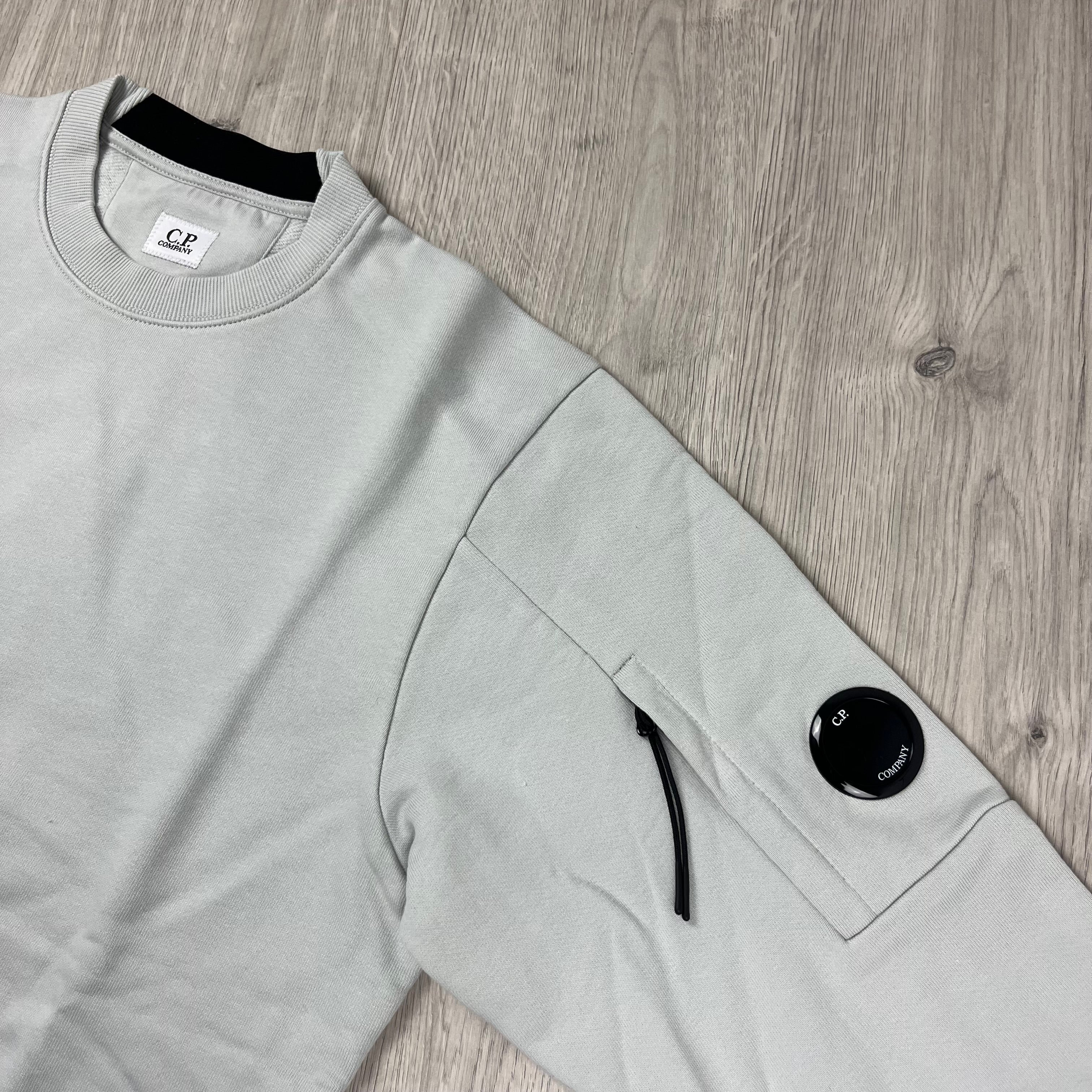 CP Company Raised Fleece Sweatshirt - Blue Fox Ironleague