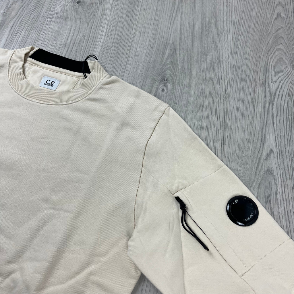 CP Company Raised Fleece Sweatshirt - Pistachio Shell Ironleague