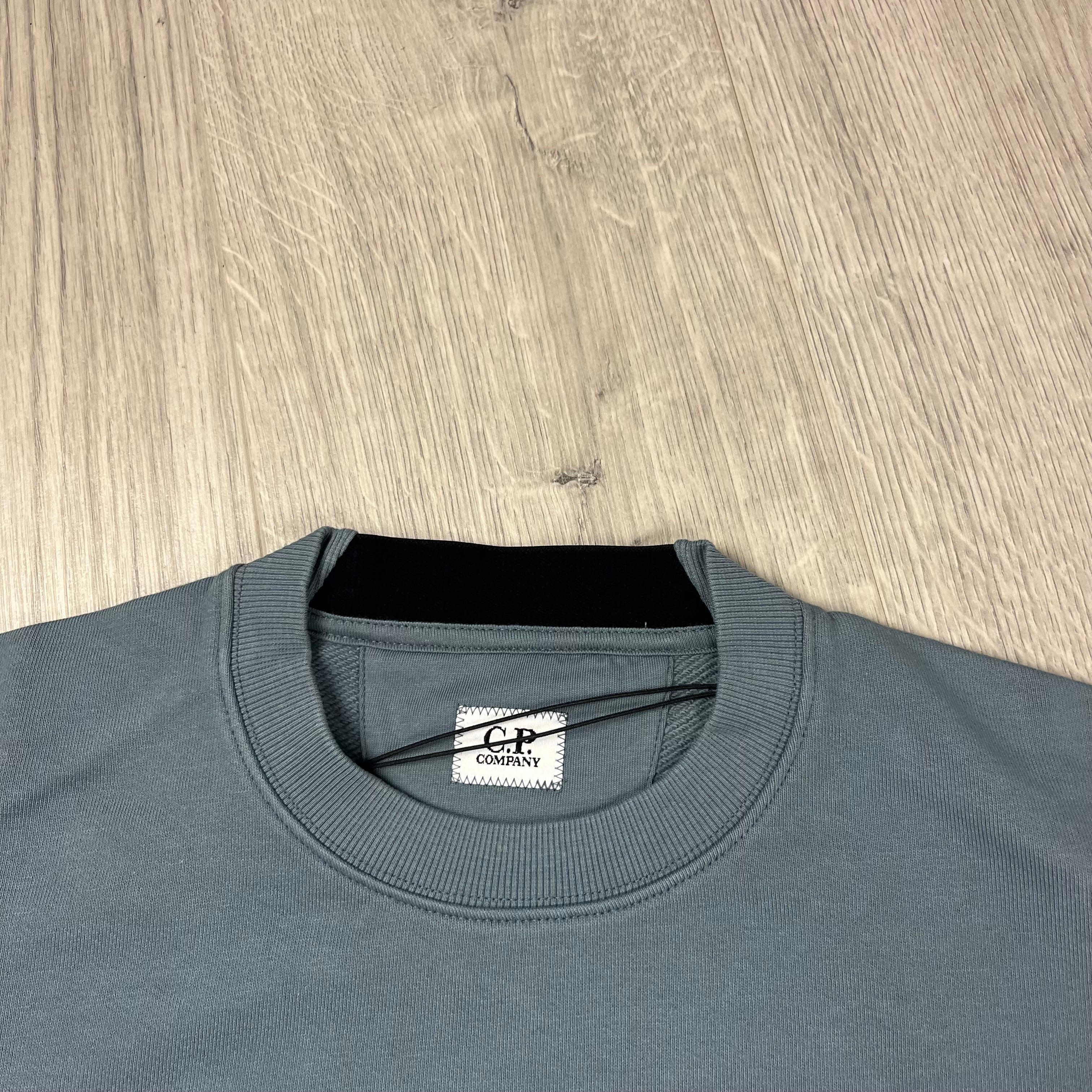 CP Company Raised Fleece Sweatshirt - Stormy Ironleague