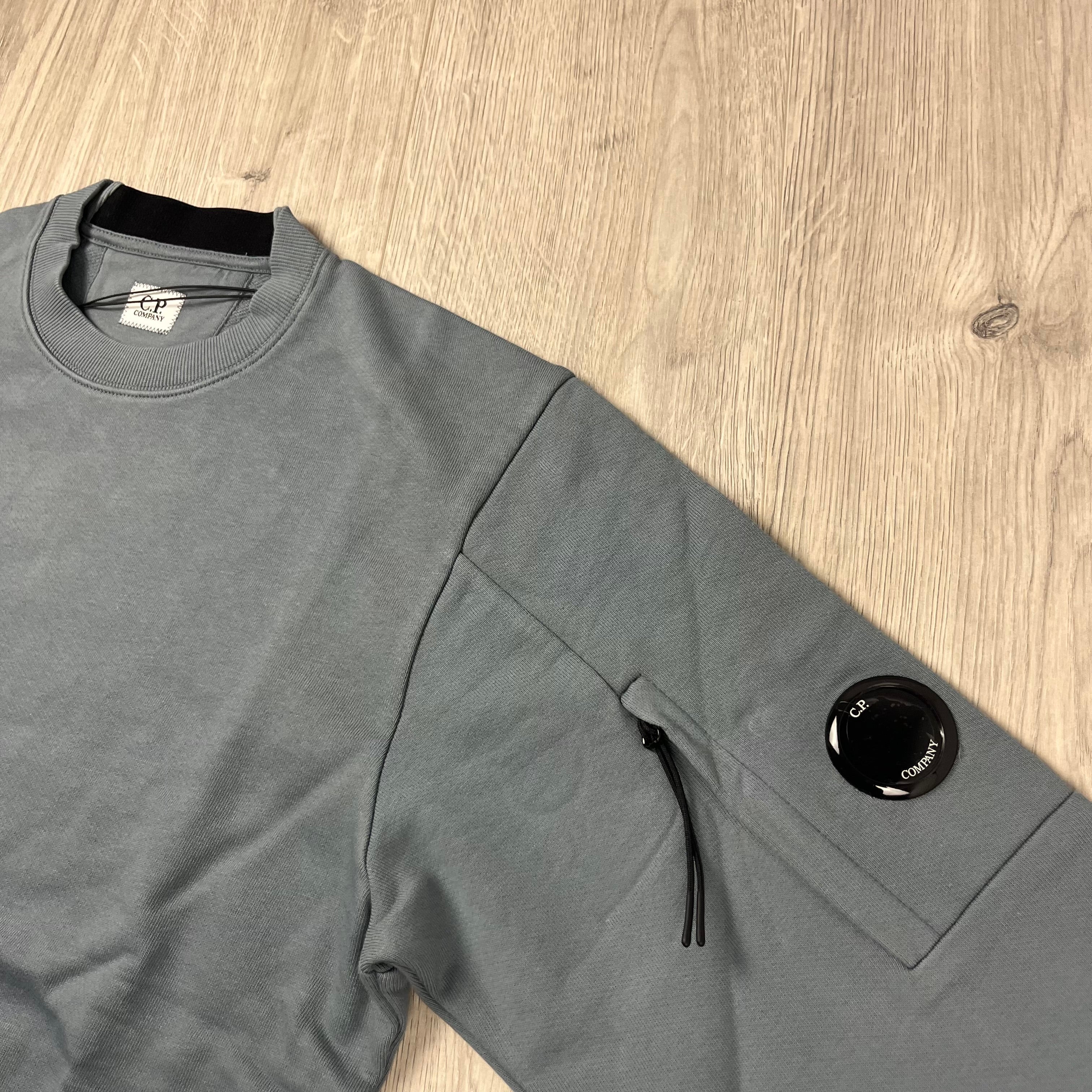 CP Company Raised Fleece Sweatshirt - Stormy Ironleague