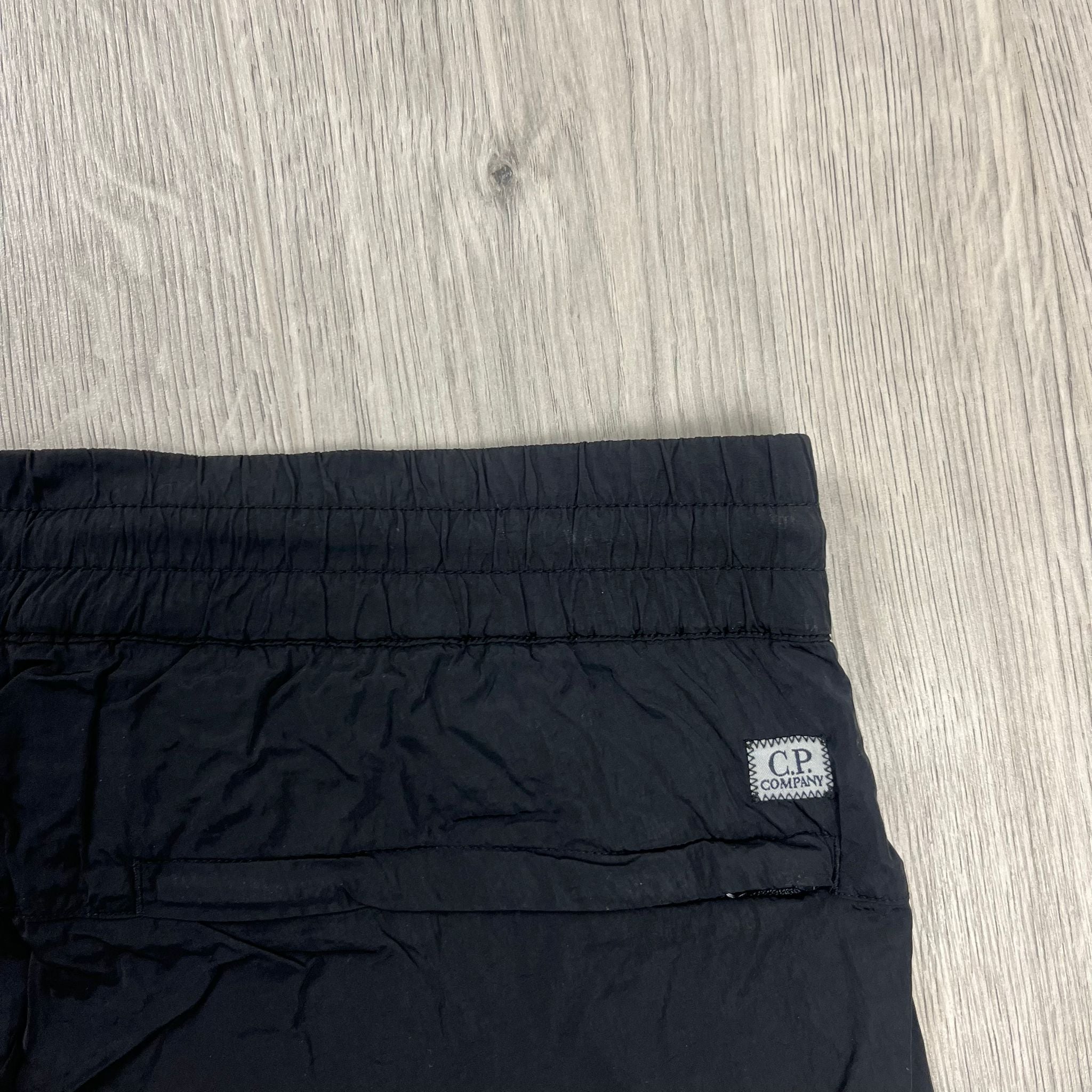 CP Company Chrome Cargo Trousers - Black Ironleague