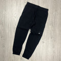 CP Company Chrome Cargo Trousers - Black Ironleague