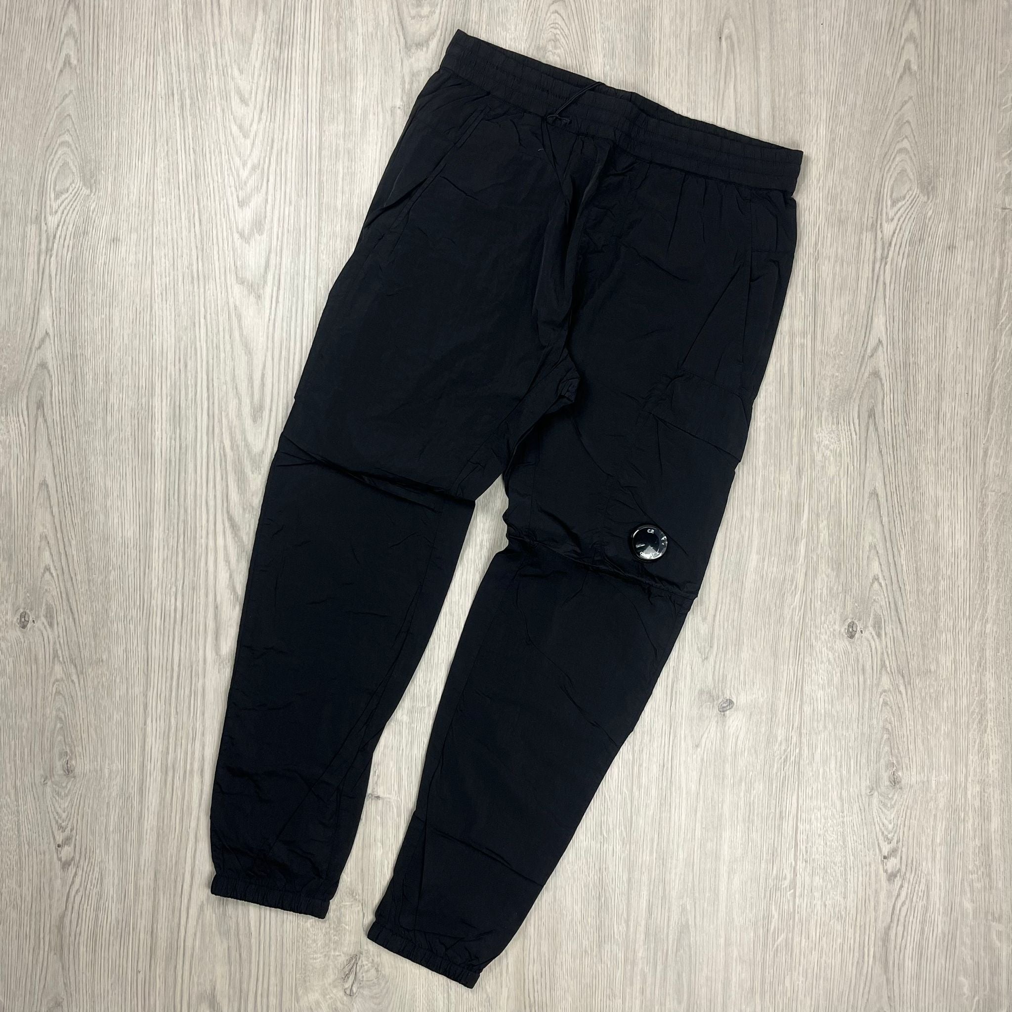 CP Company Chrome Cargo Trousers - Black Ironleague