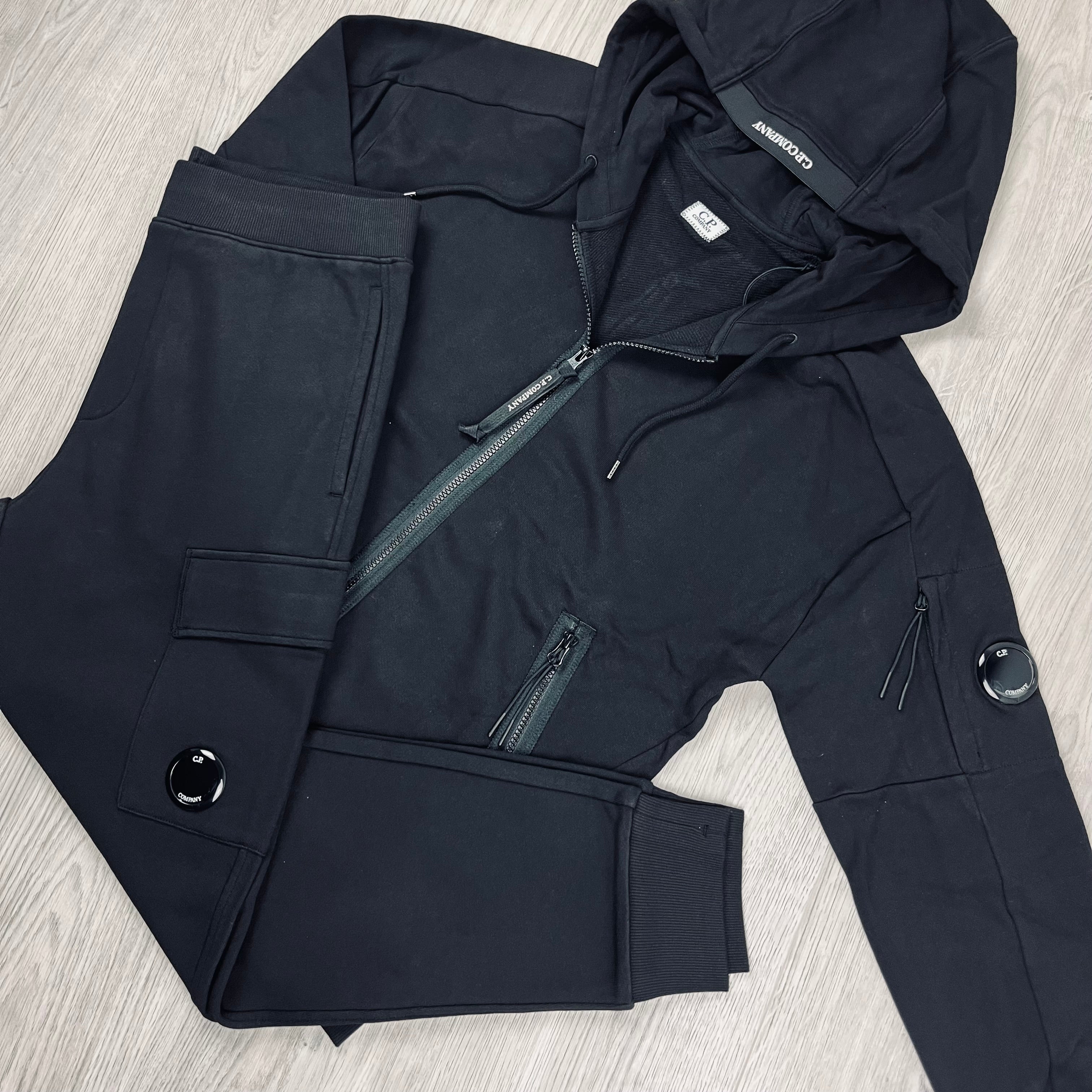 CP Company Tracksuit - Black Ironleague