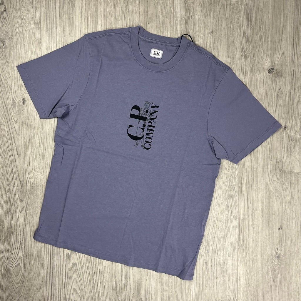 CP Company Sailor T-Shirt - Lavender Violet Ironleague