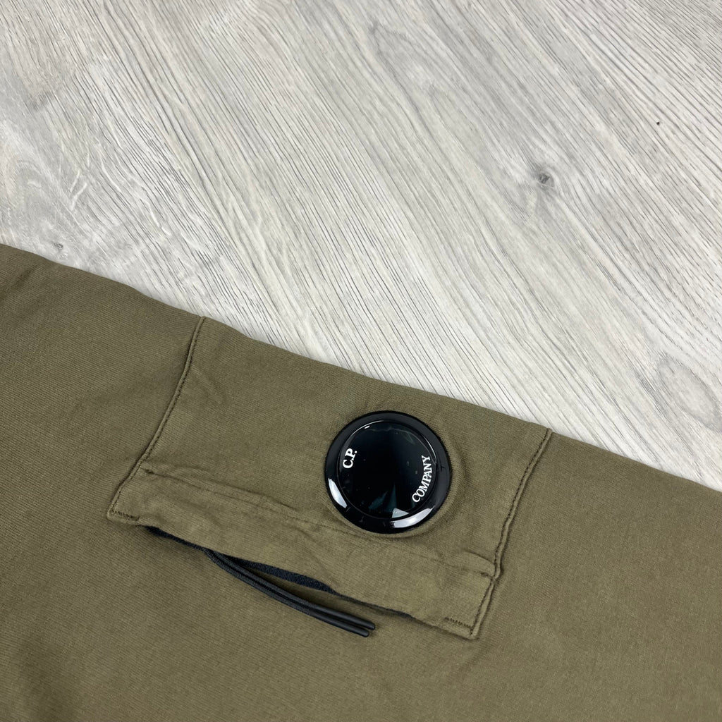 CP Company Light Fleece Zip Hoodie - Ivy Green Ironleague