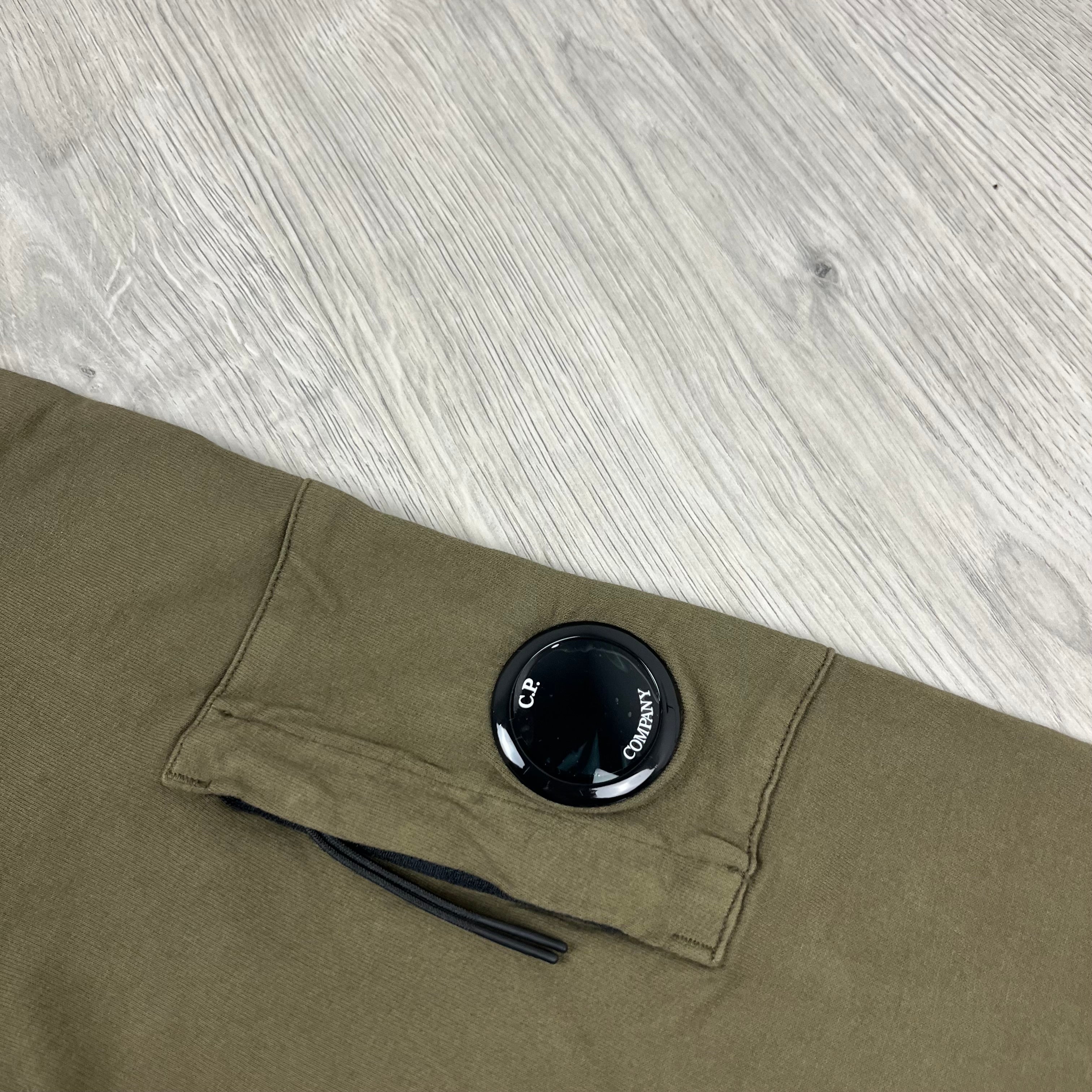 CP Company Light Fleece Zip Hoodie - Ivy Green Ironleague