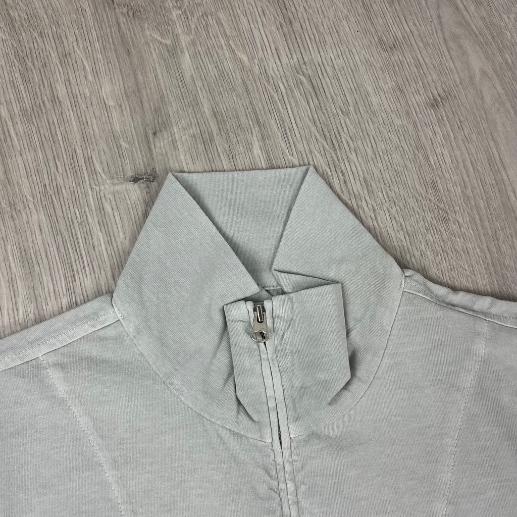 CP Company Zip Polo Shirt - Blue Fox Ironleague