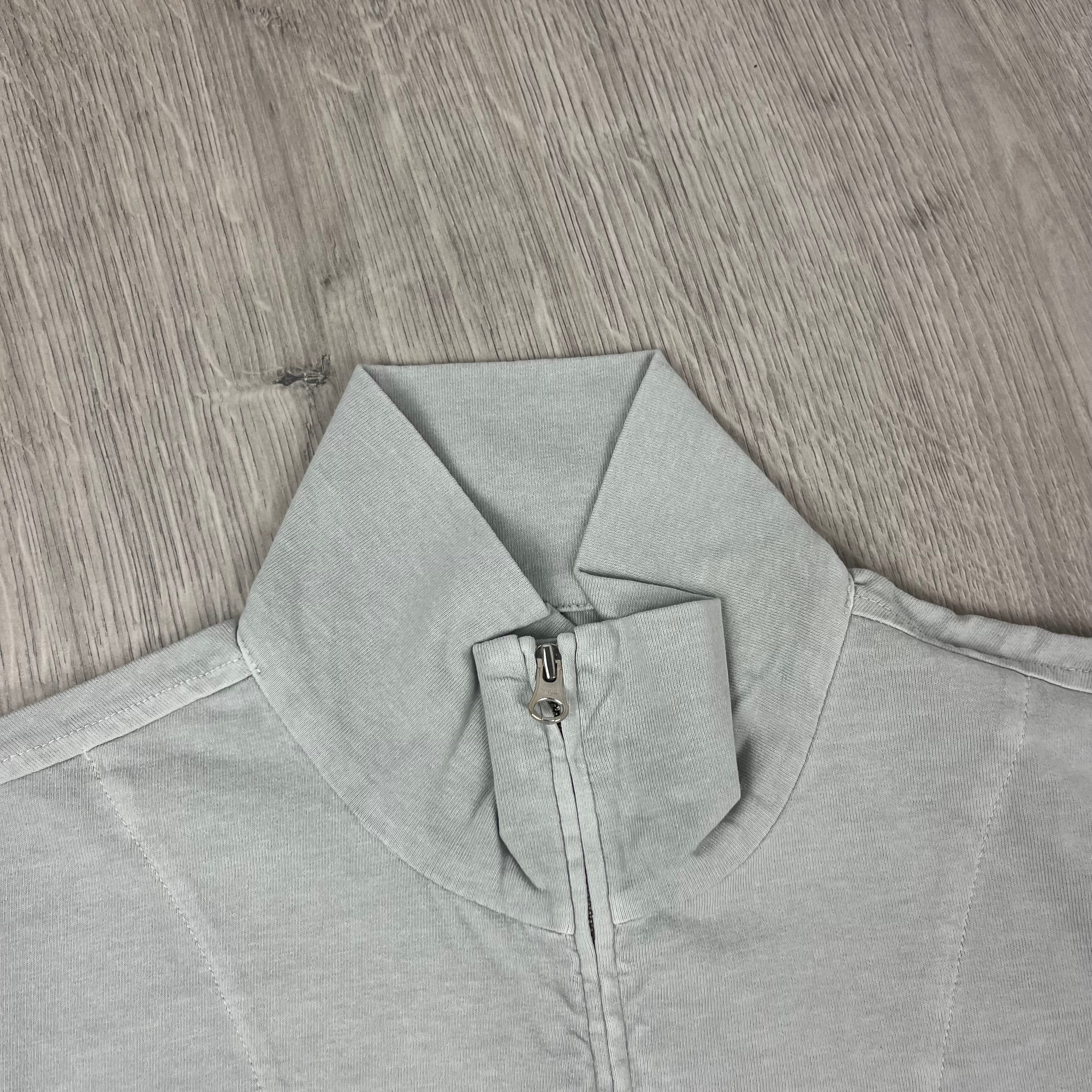 CP Company Zip Polo Shirt - Blue Fox Ironleague