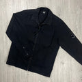 CP Company Zip Overshirt - Black Ironleague