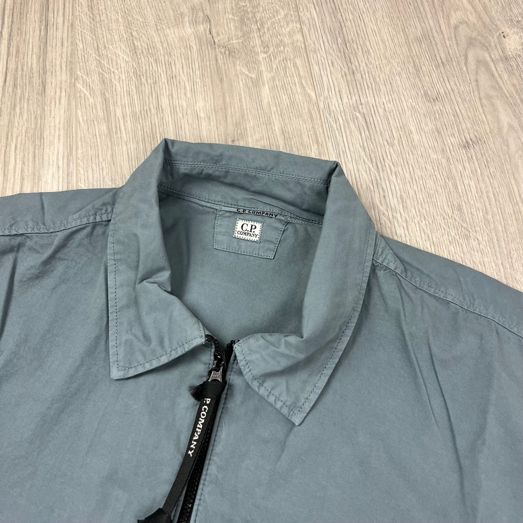 CP Company Zip Overshirt - Stormy Ironleague