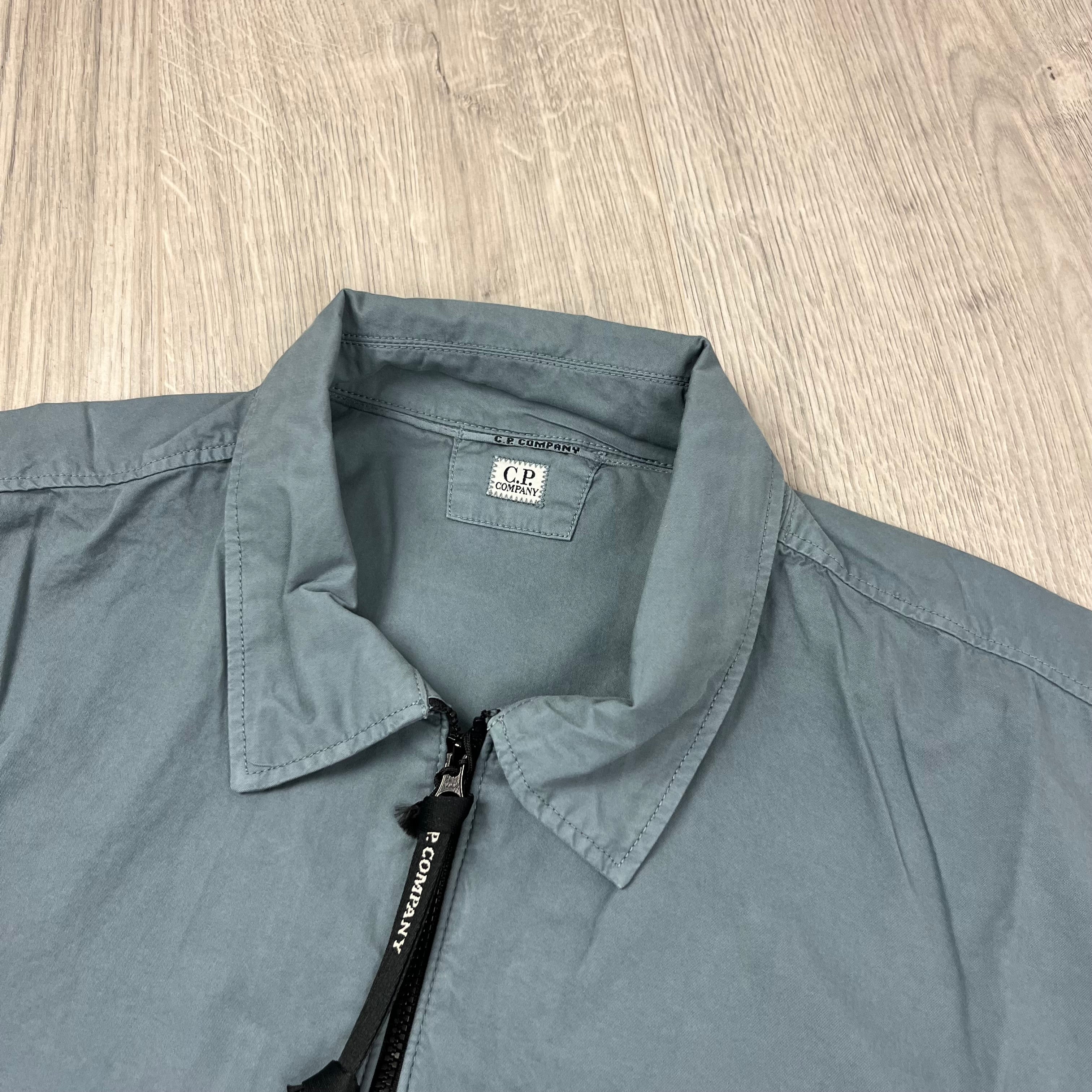 CP Company Zip Overshirt - Stormy Ironleague
