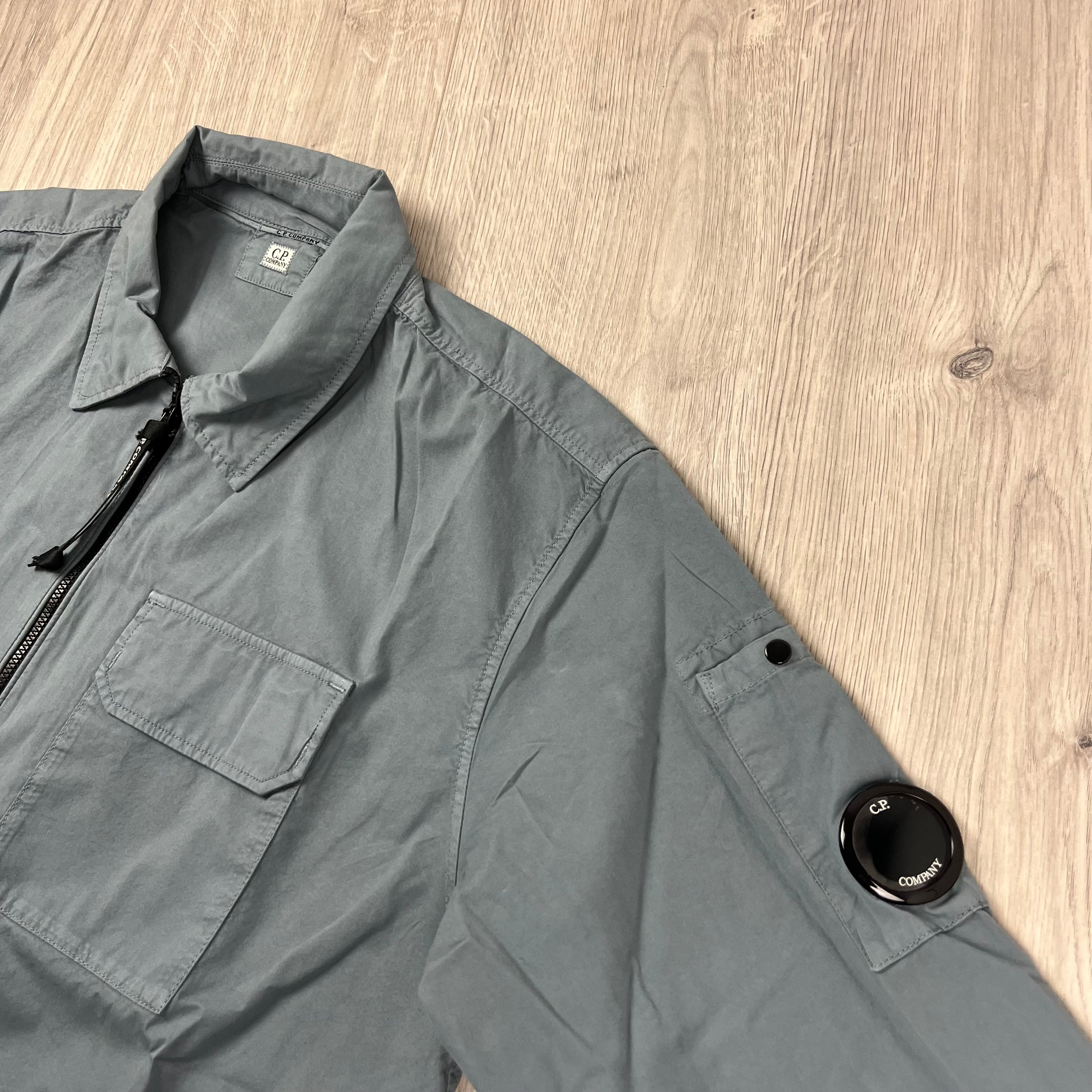 CP Company Zip Overshirt - Stormy Ironleague