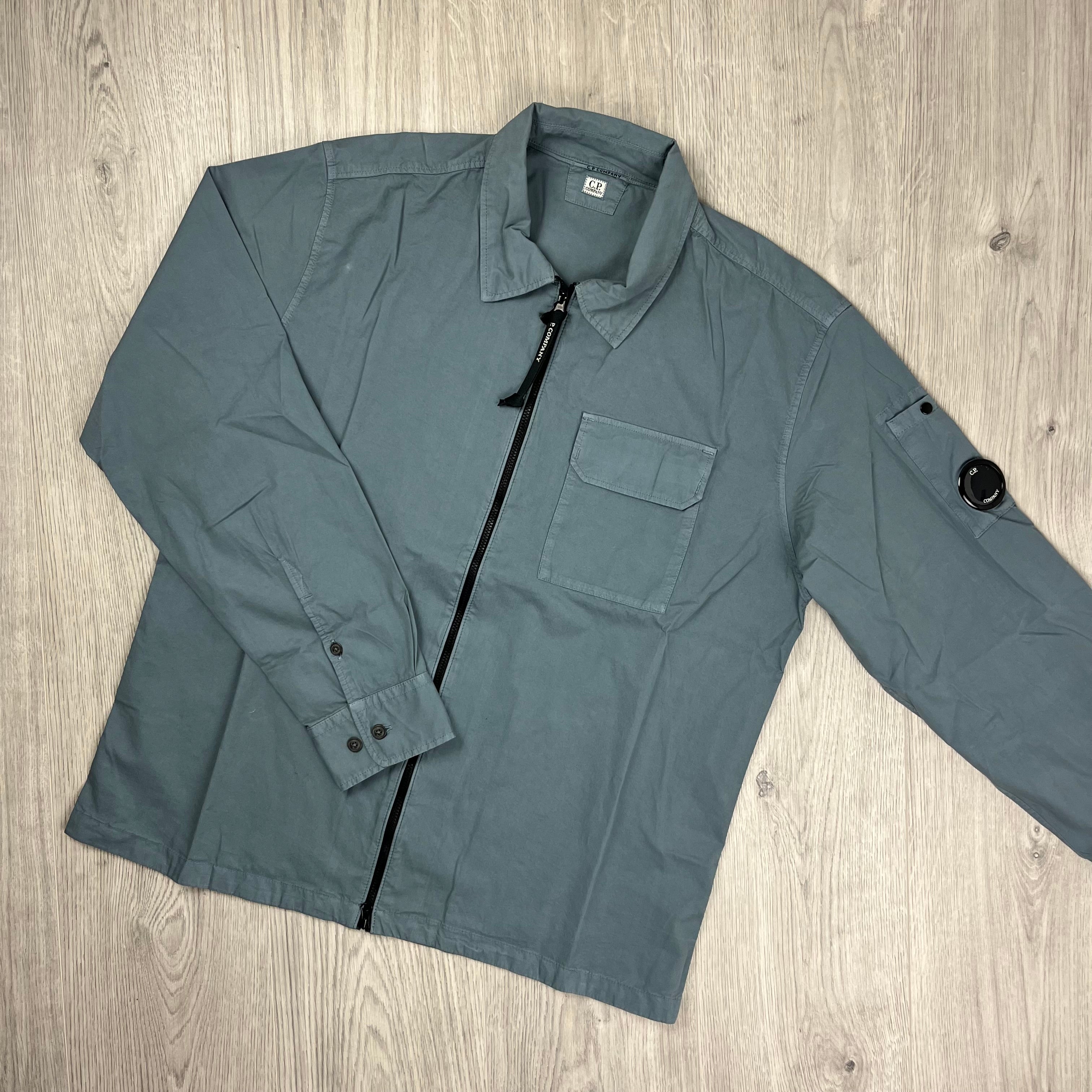 CP Company Zip Overshirt - Stormy Ironleague