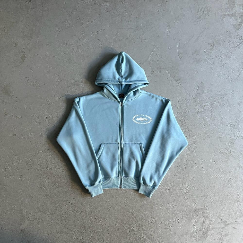 Corteiz Superior Royale Zip Set - Blue Ironleague