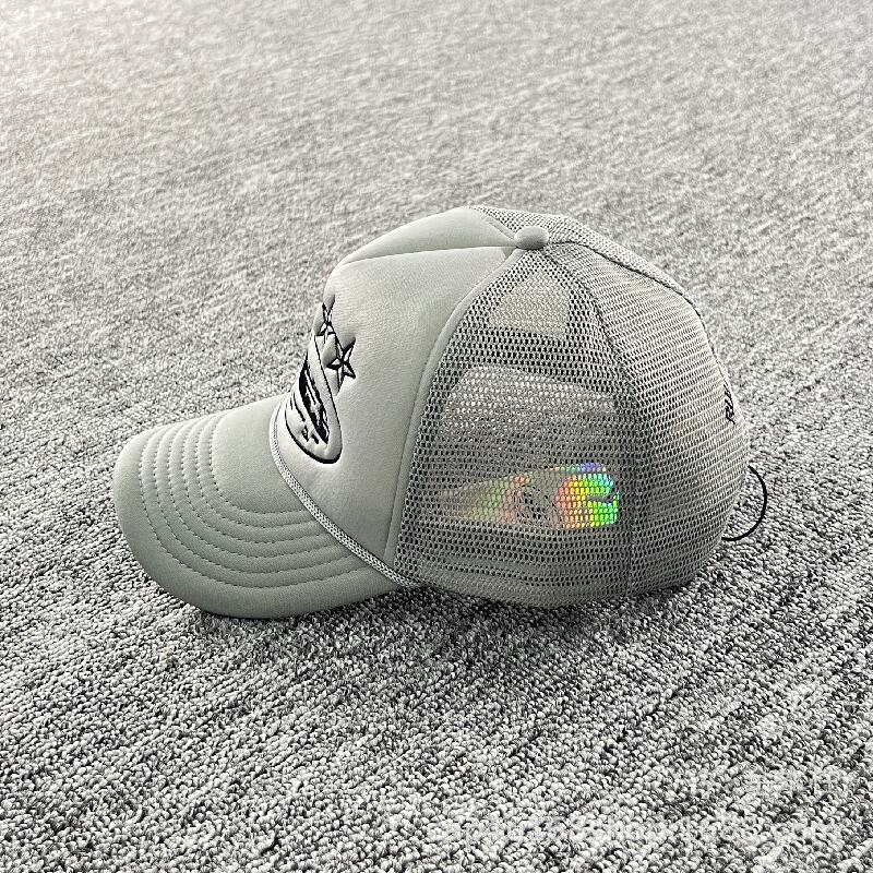 Corteiz Trucker Cap - Grey/White Ironleague
