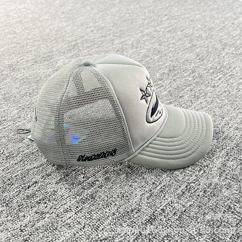 Corteiz Trucker Cap - Grey/White Ironleague