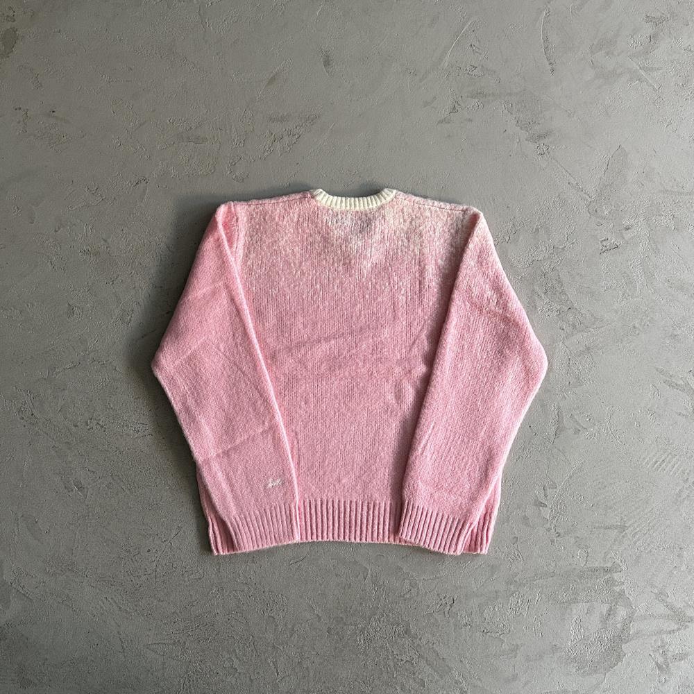 Corteiz C-Star More Hair Knit Sweater - Pink Ironleague