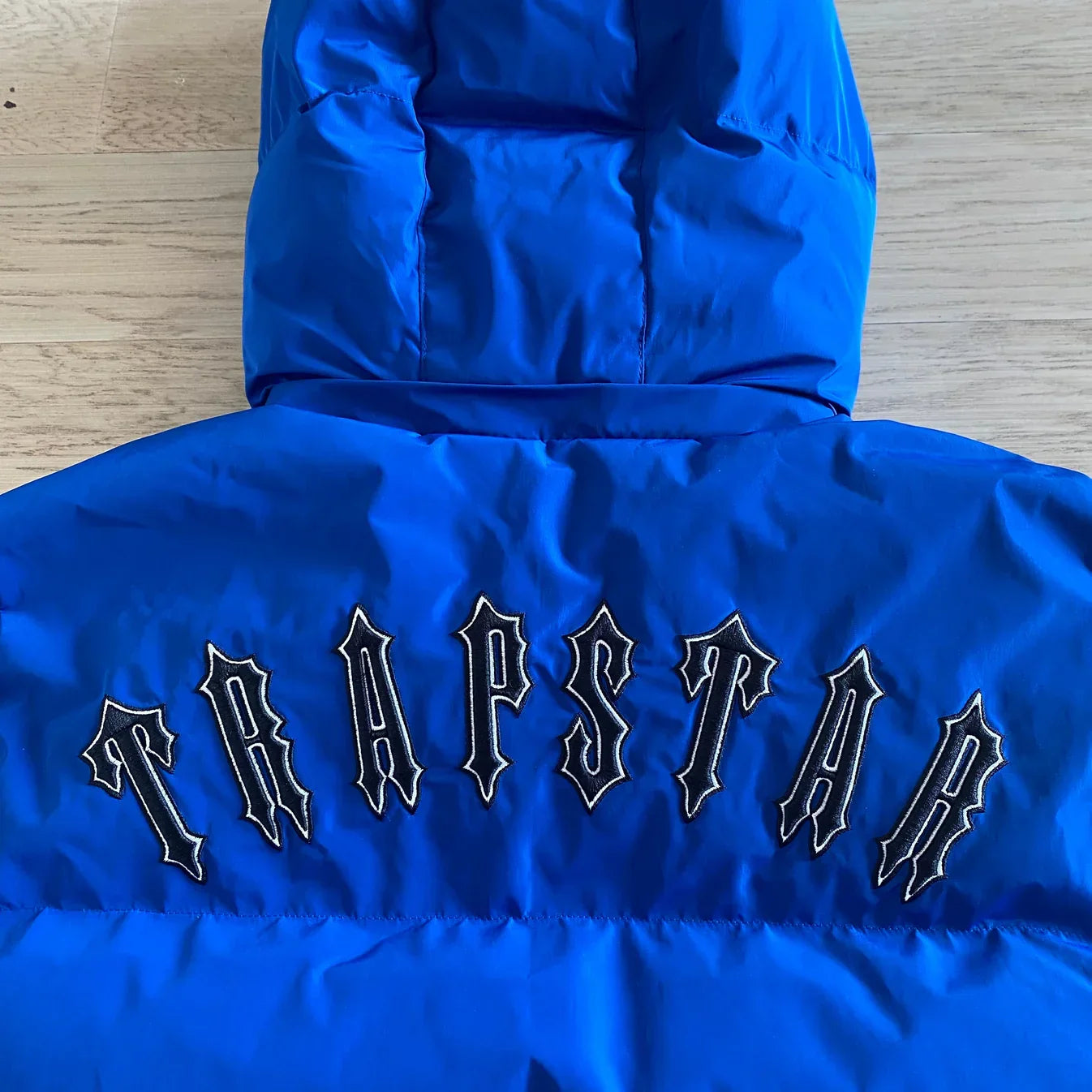 Trapstar Irongate Detachable Hooded Jacket - Blue Ironleague