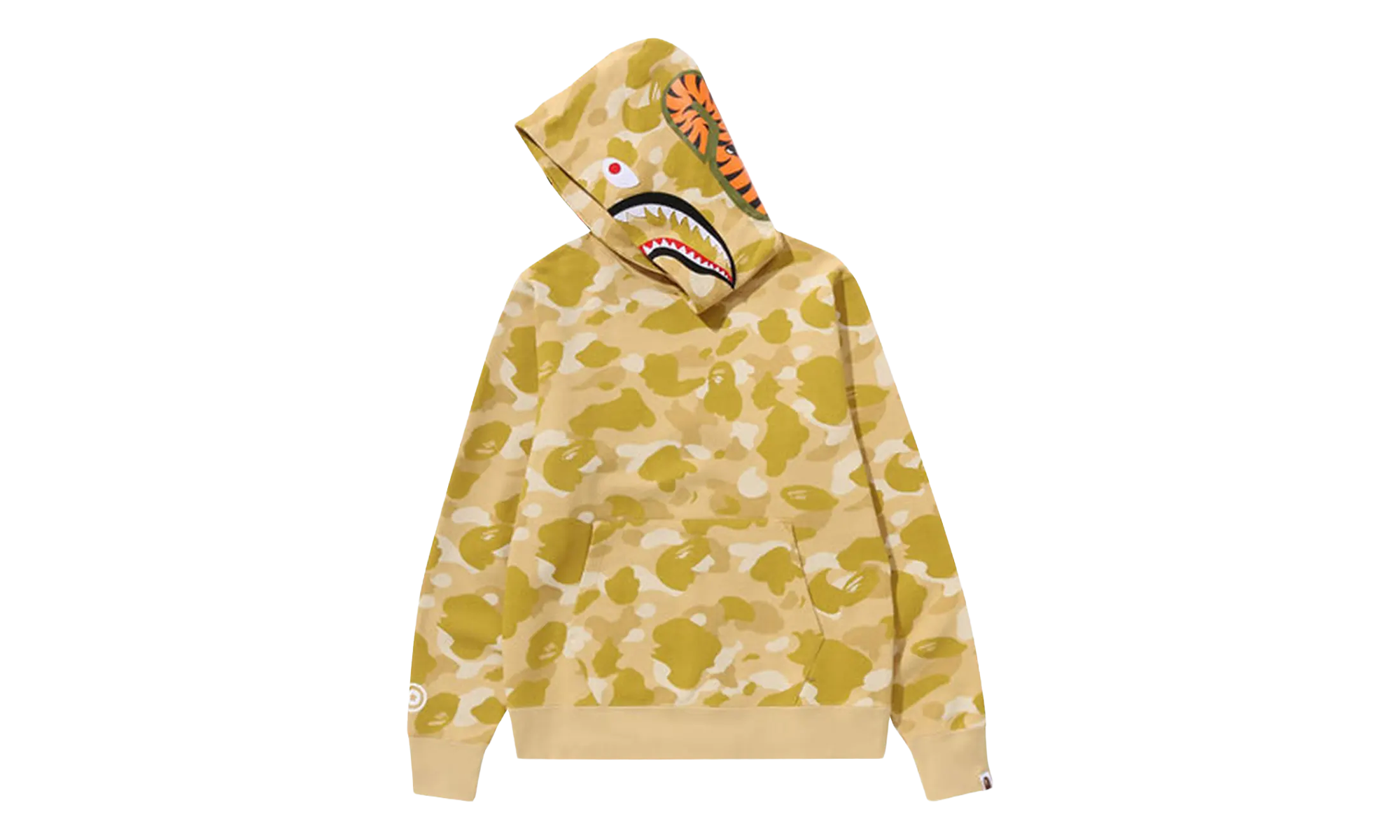 BAPE Color Camo Shark Pullover Hoodie Yellow 1K30 114 002 YELLOW