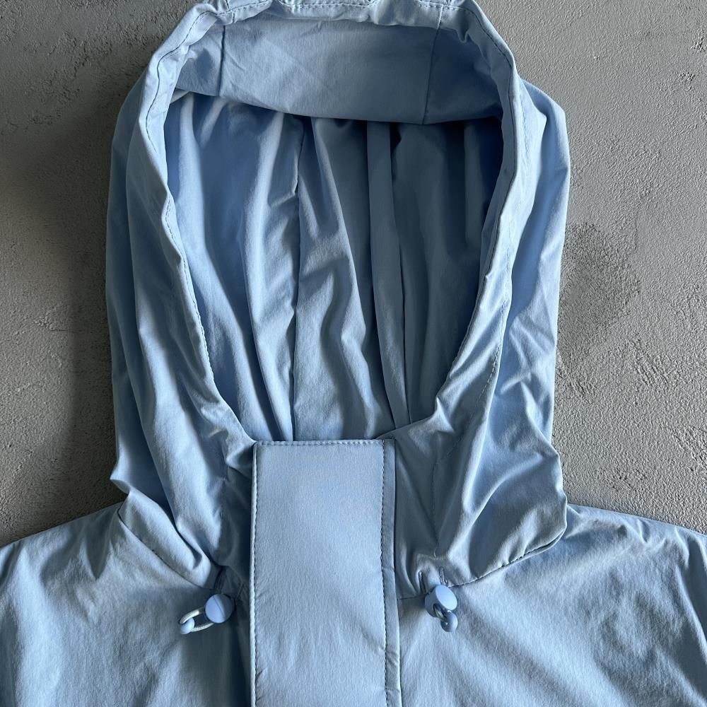 Trapstar Decoded Windbreaker Jacket - Light Blue Ironleague