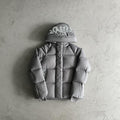 Syna Puffer Coat - Grey/White Ironleague