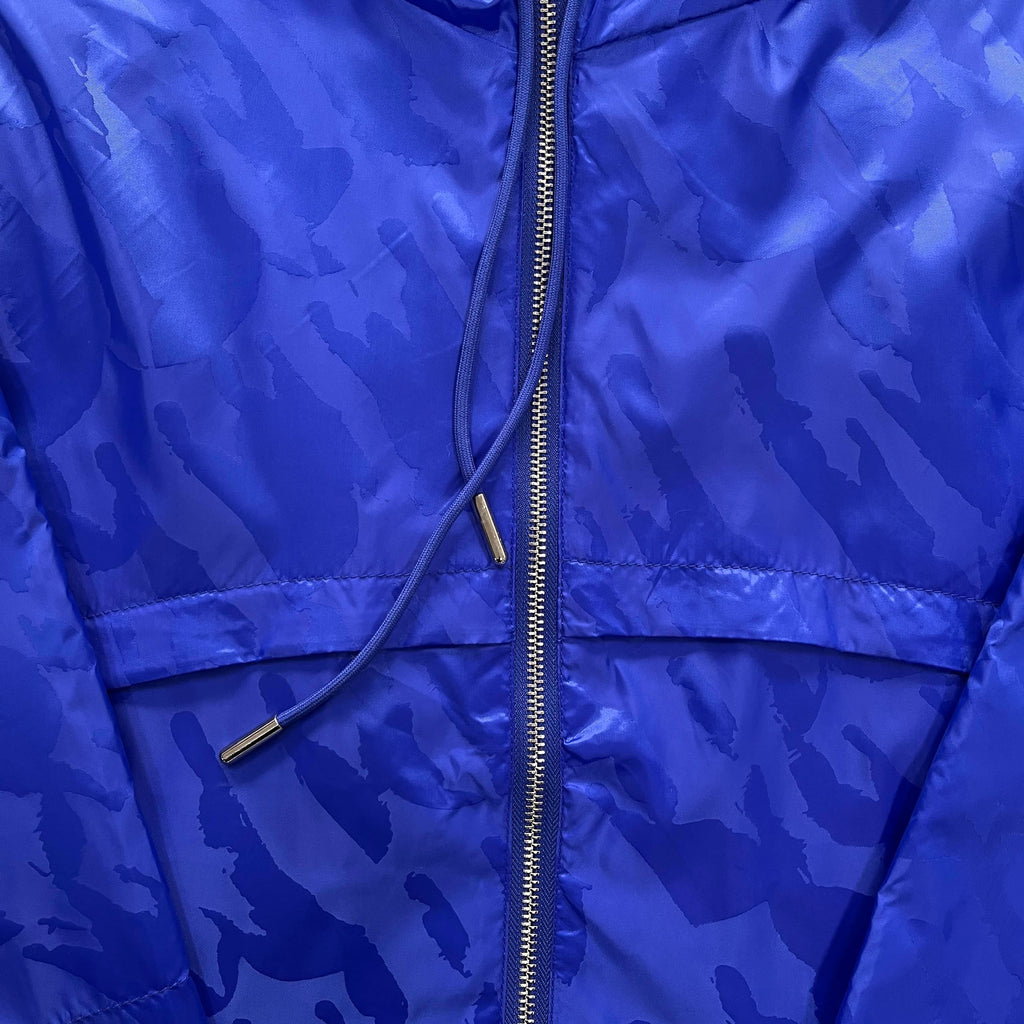 Trapstar Irongate T Jacquard Windbreaker - Black/Blue Ironleague