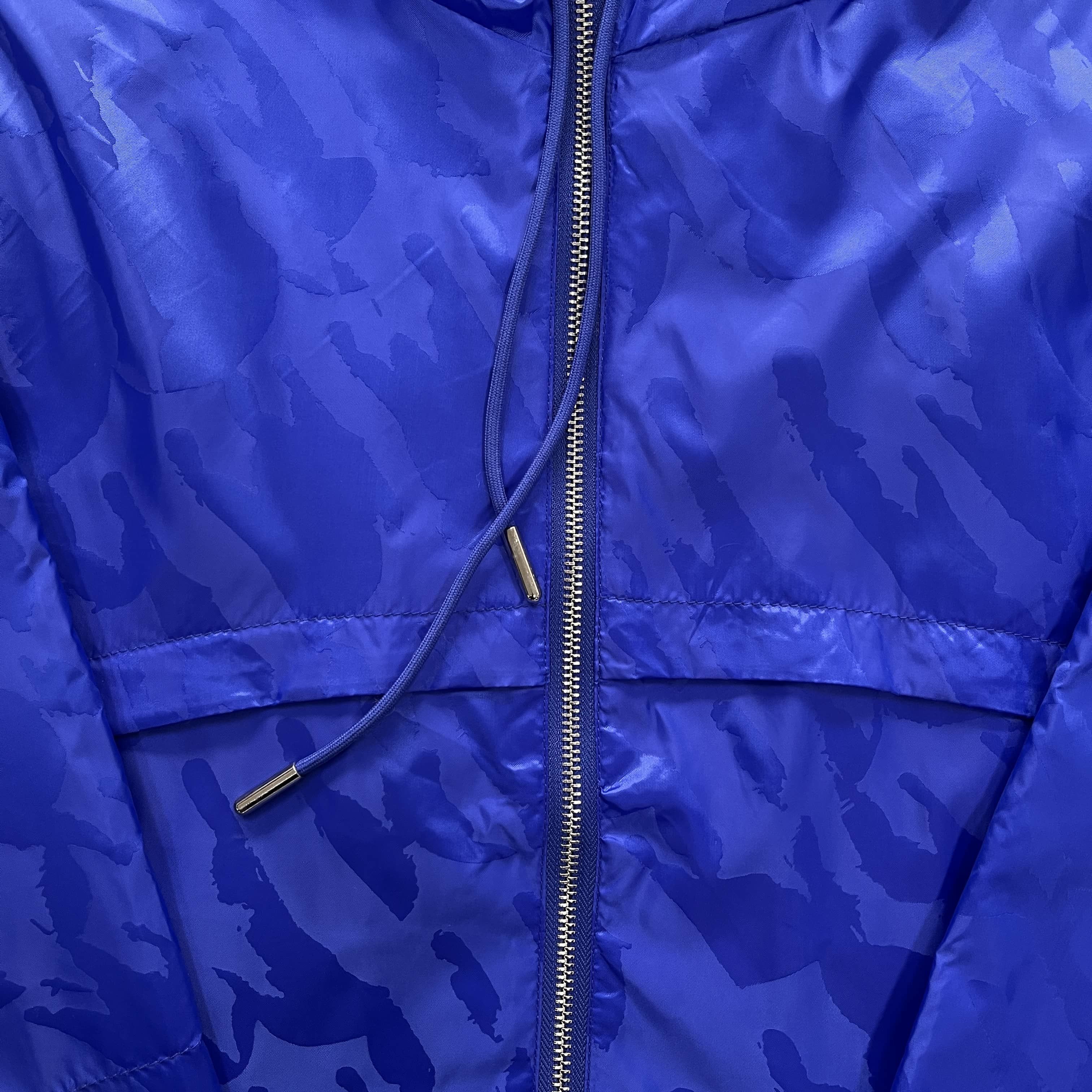 Trapstar Irongate T Jacquard Windbreaker - Black/Blue Ironleague