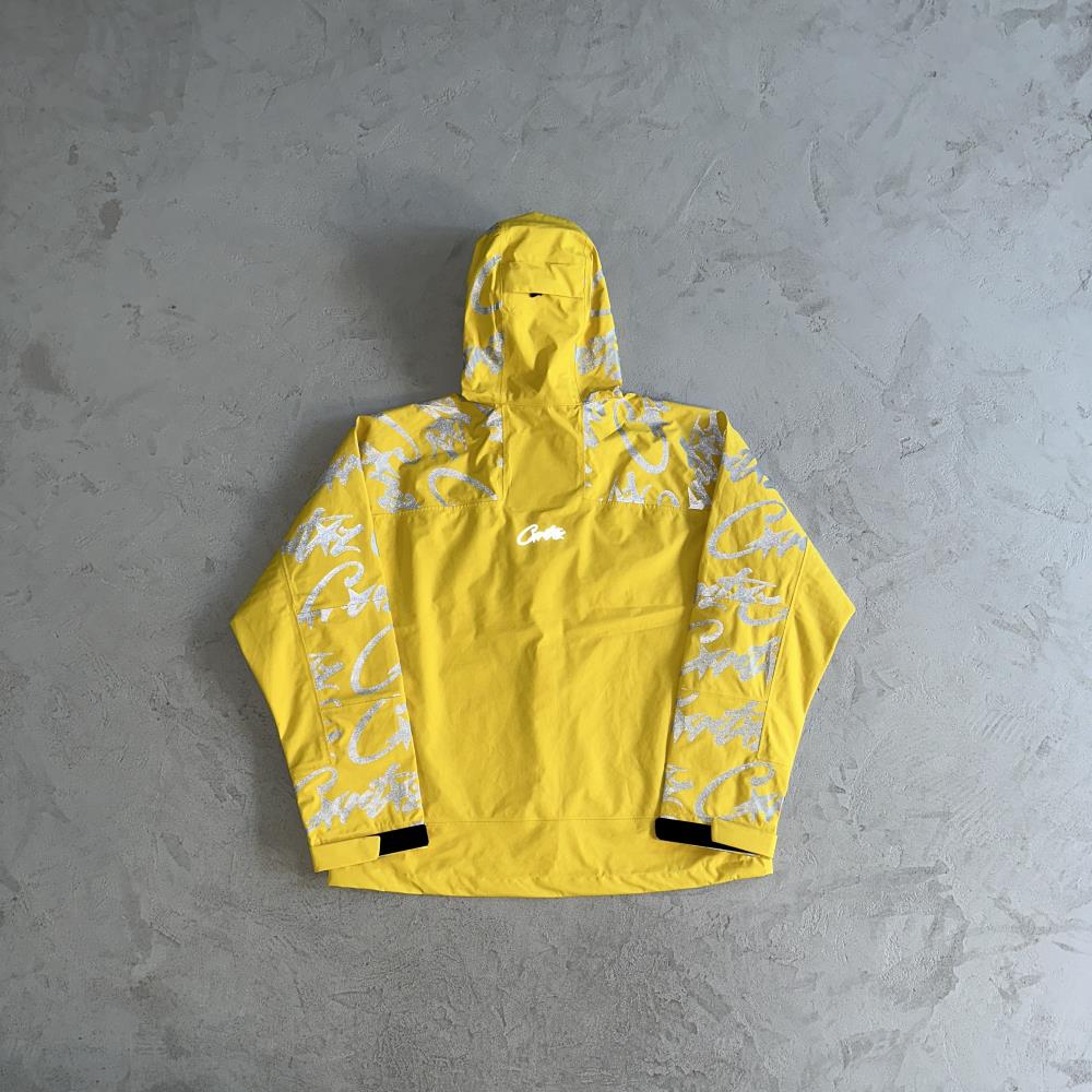 Corteiz Elitework Shell Jacket - Yellow Ironleague