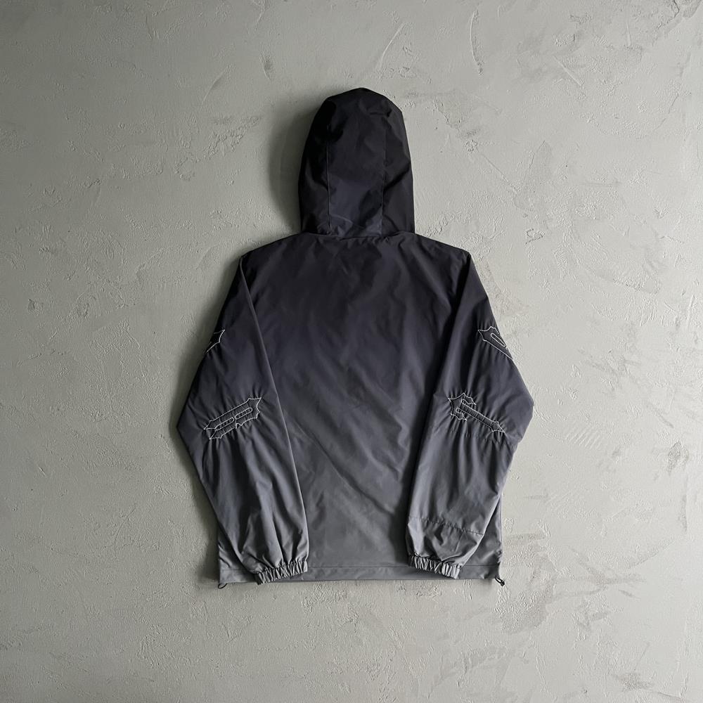 Trapstar Outline Arch Windbreaker - Black Ironleague