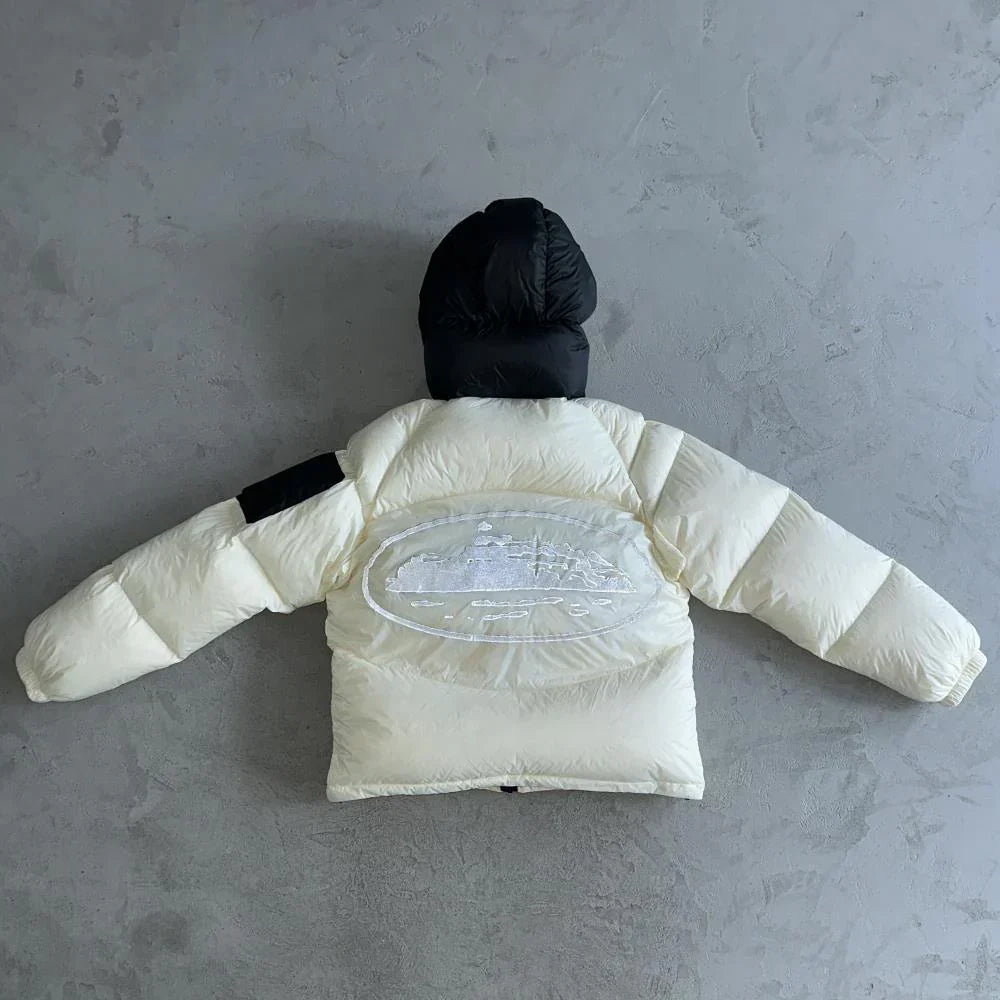 Corteiz Bolo Lite Jacket - White/Black Ironleague