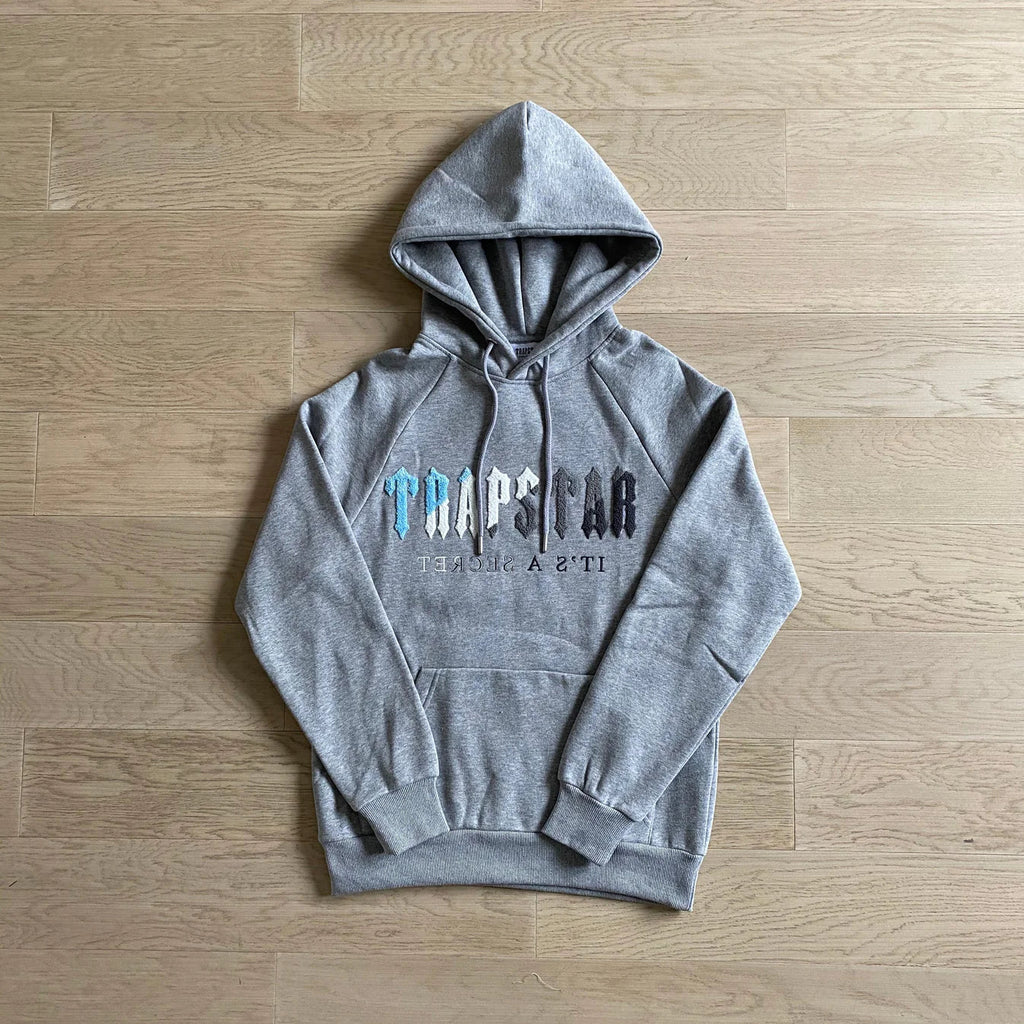 Trapstar Chenille Decoded Tracksuit - Black/Grey Ironleague