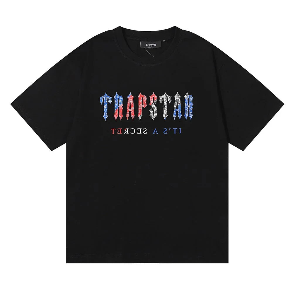 Trapstar Letter Color T-Shirt - Black/White Ironleague