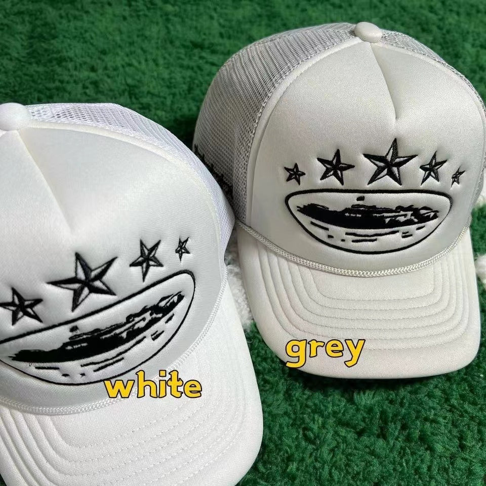 Corteiz 5 Star Embroidery Trucker Caps Ironleague