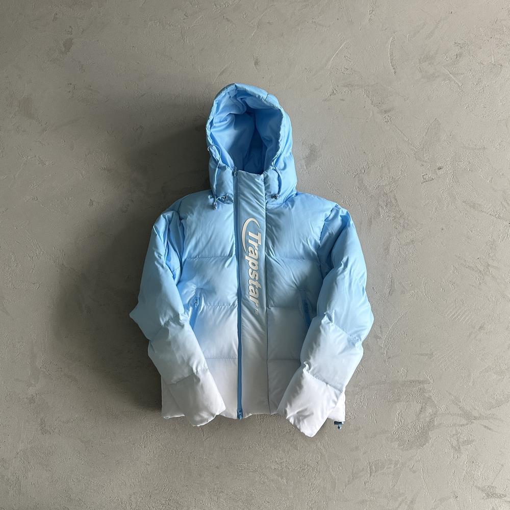 Trapstar Decoded 2.0 Puffer Jacket - Light Blue Ironleague