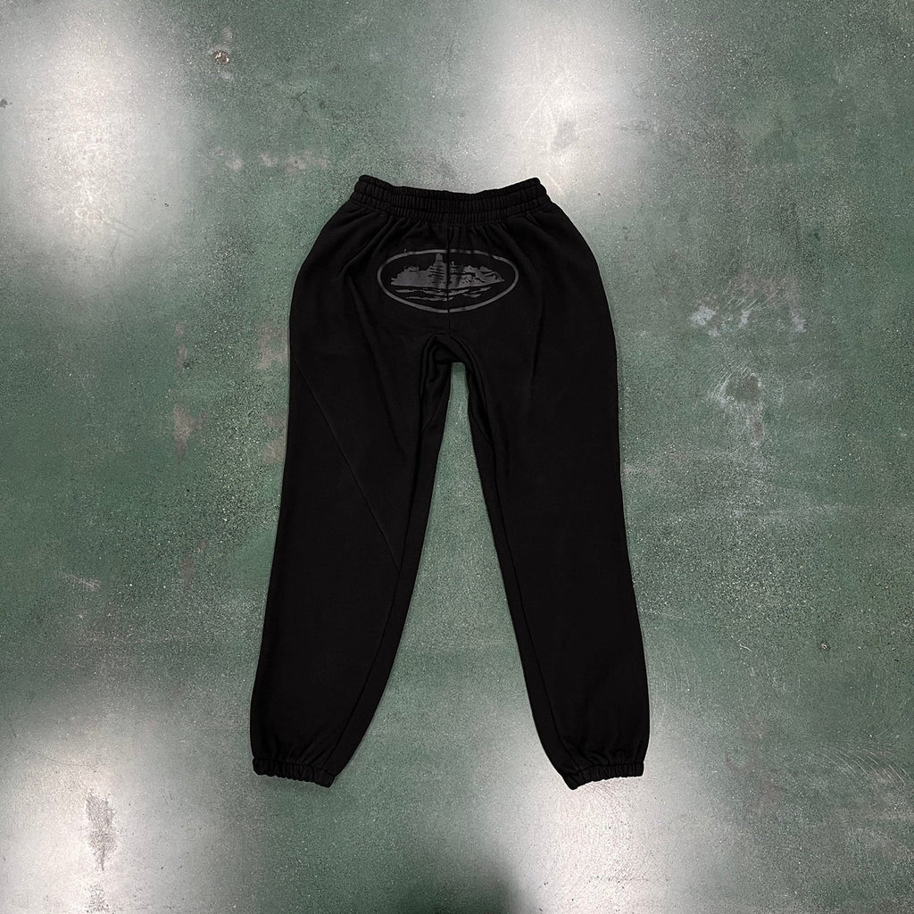 Corteiz Alcatraz Pants - Black/Black Ironleague