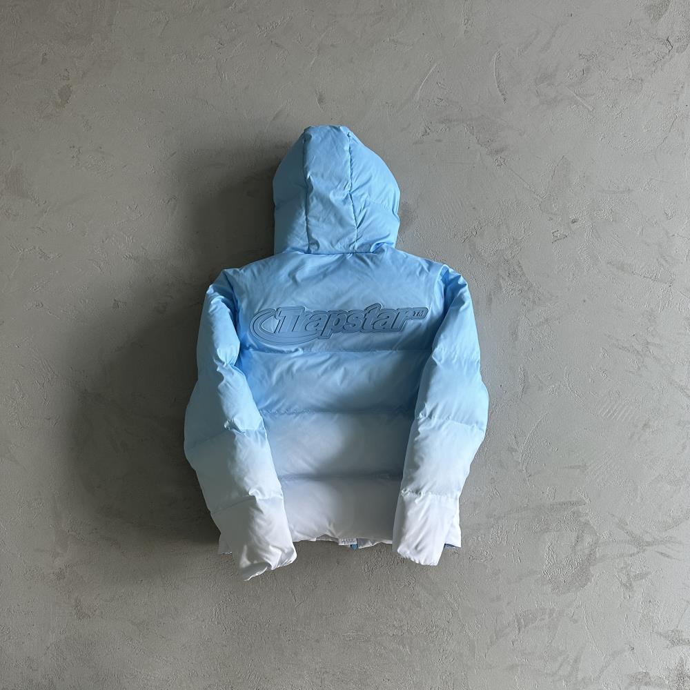 Trapstar Decoded 2.0 Puffer Jacket - Light Blue Ironleague