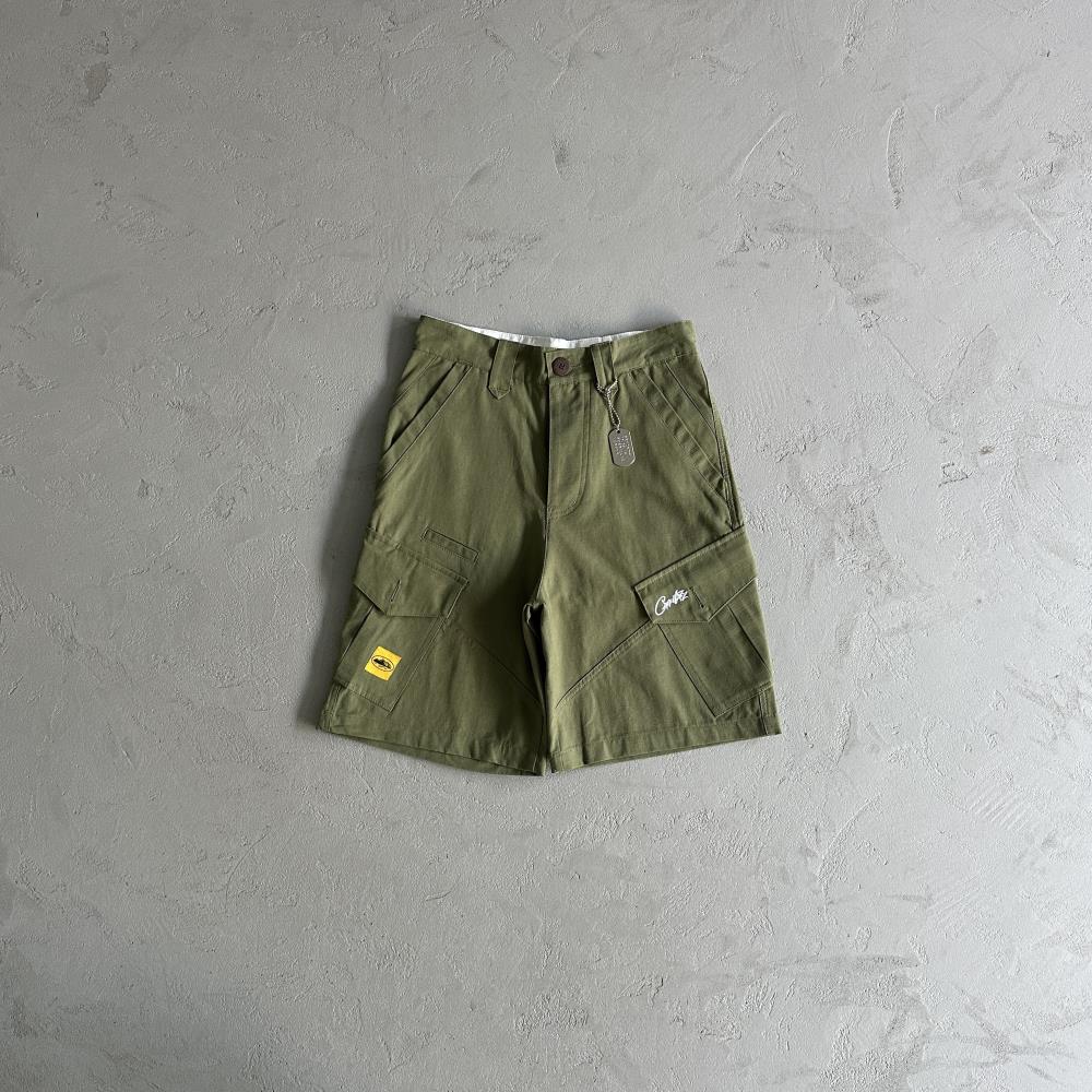 Corteiz Shorts - Green Ironleague
