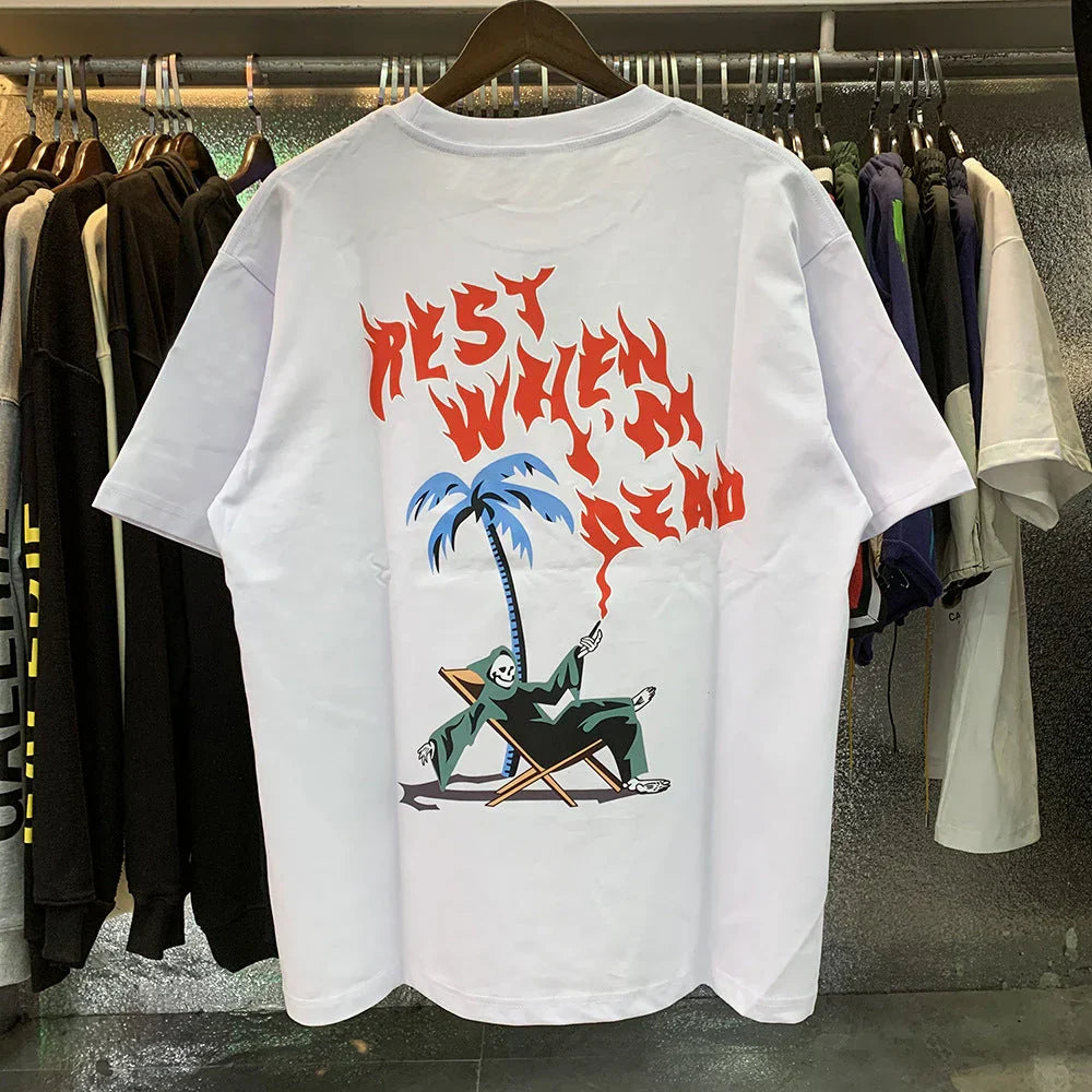 Trapstar Rest When I'm Dead - Black/White Ironleague