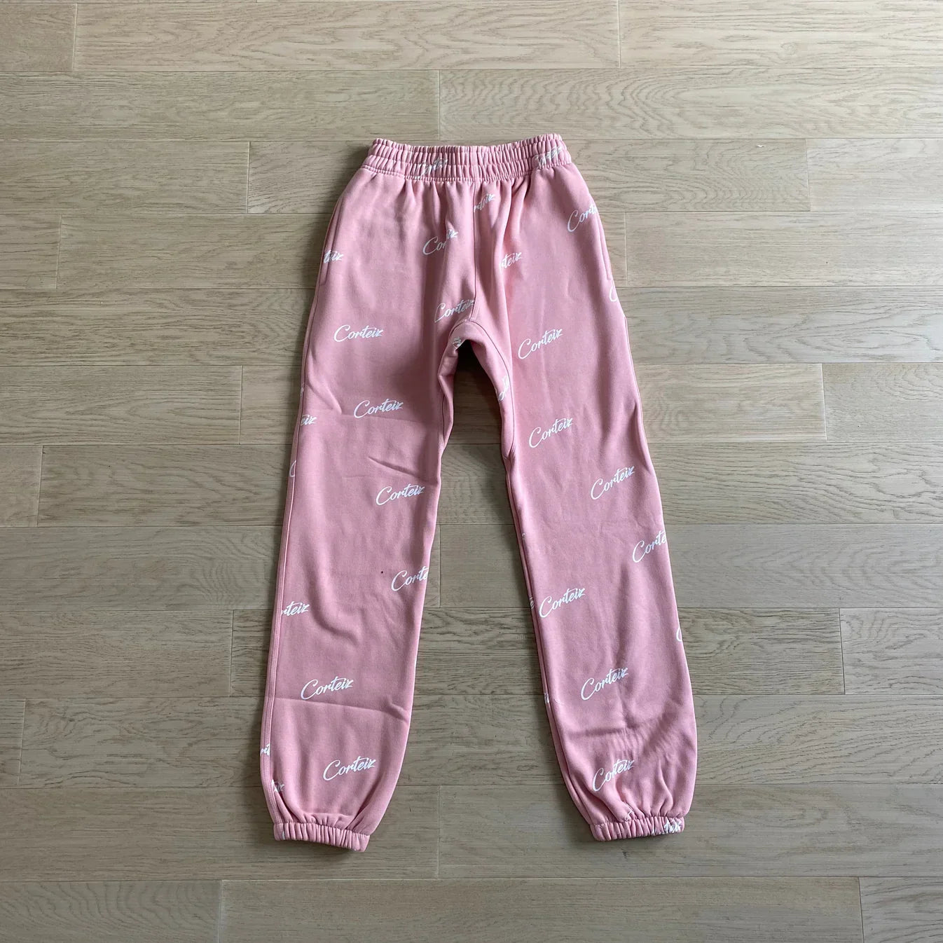 Corteiz All Over Print Joggers - Pink Ironleague